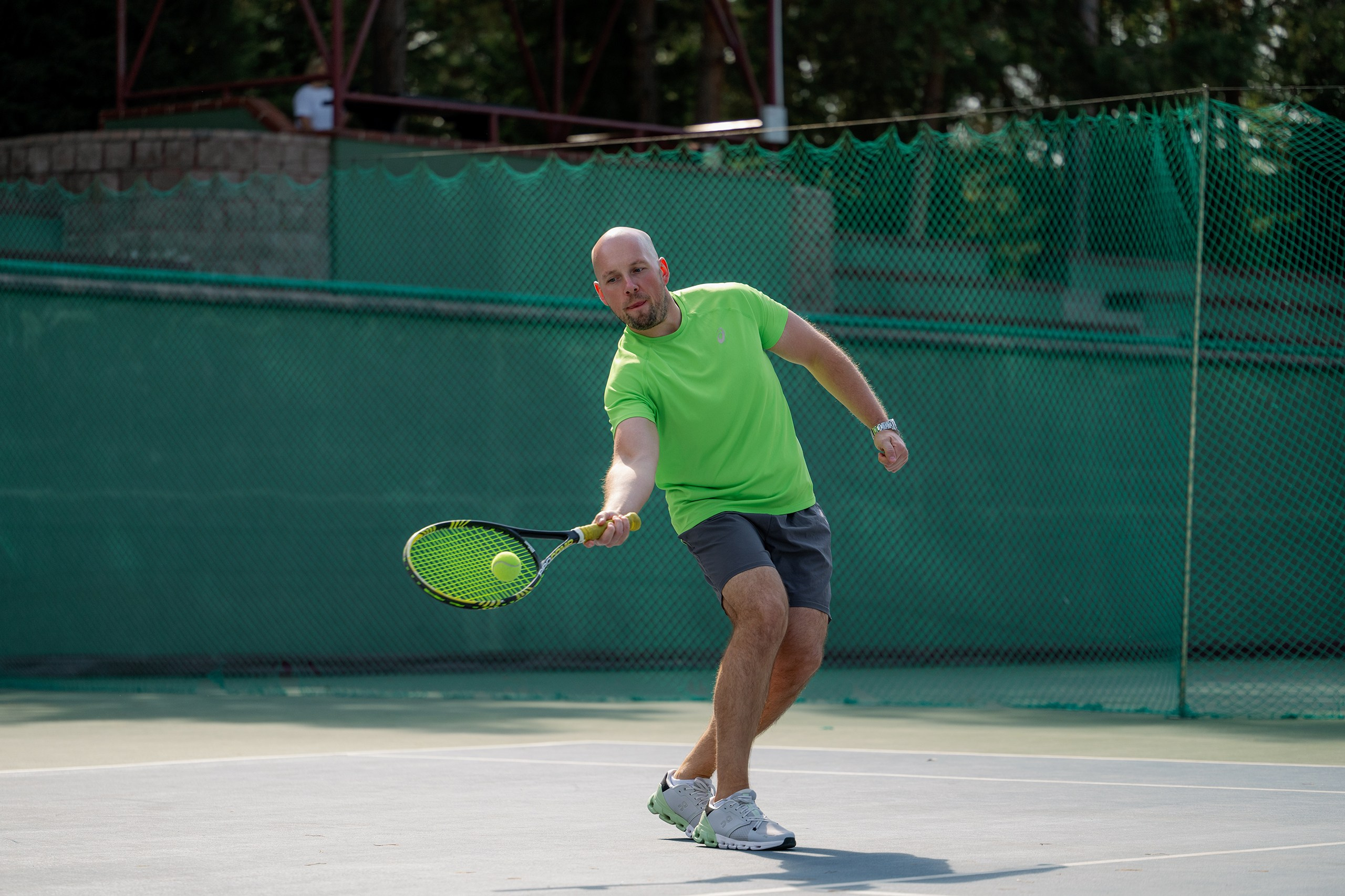 Конференция/Игра в тенис — BakoTech&Cloudfire. Фотограф в Алматы — Алексей Коньков | Репортаж, свадьбы, портреты