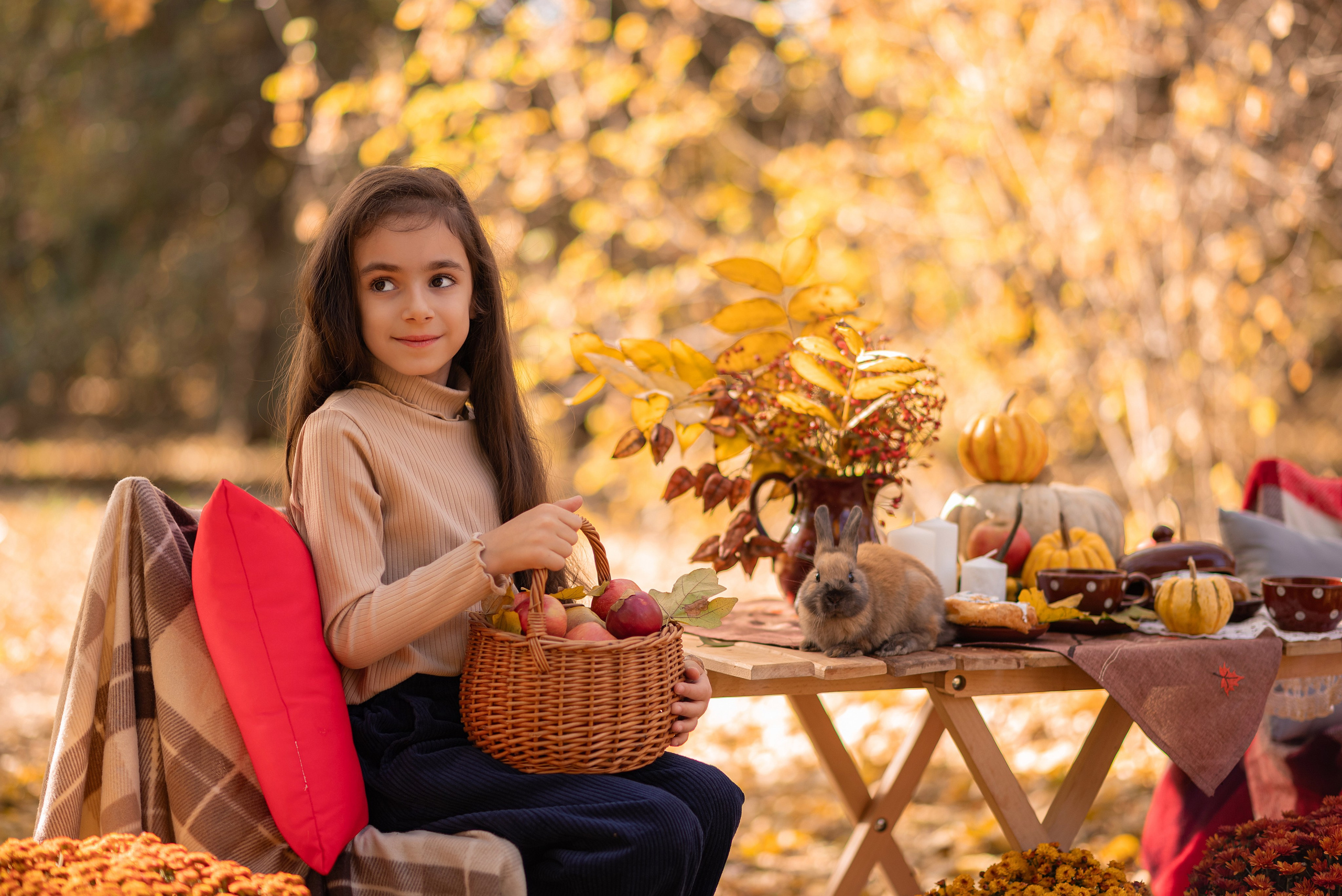 Осенние съемки на улице. Семейный фотограф в Краснодаре
