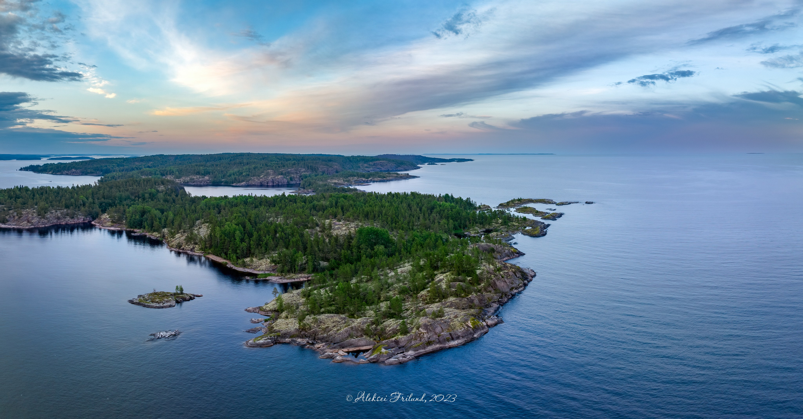 Ладожское озеро. Аэросъемка. Фото и Видео в Карелии. Алексей Фрилунд