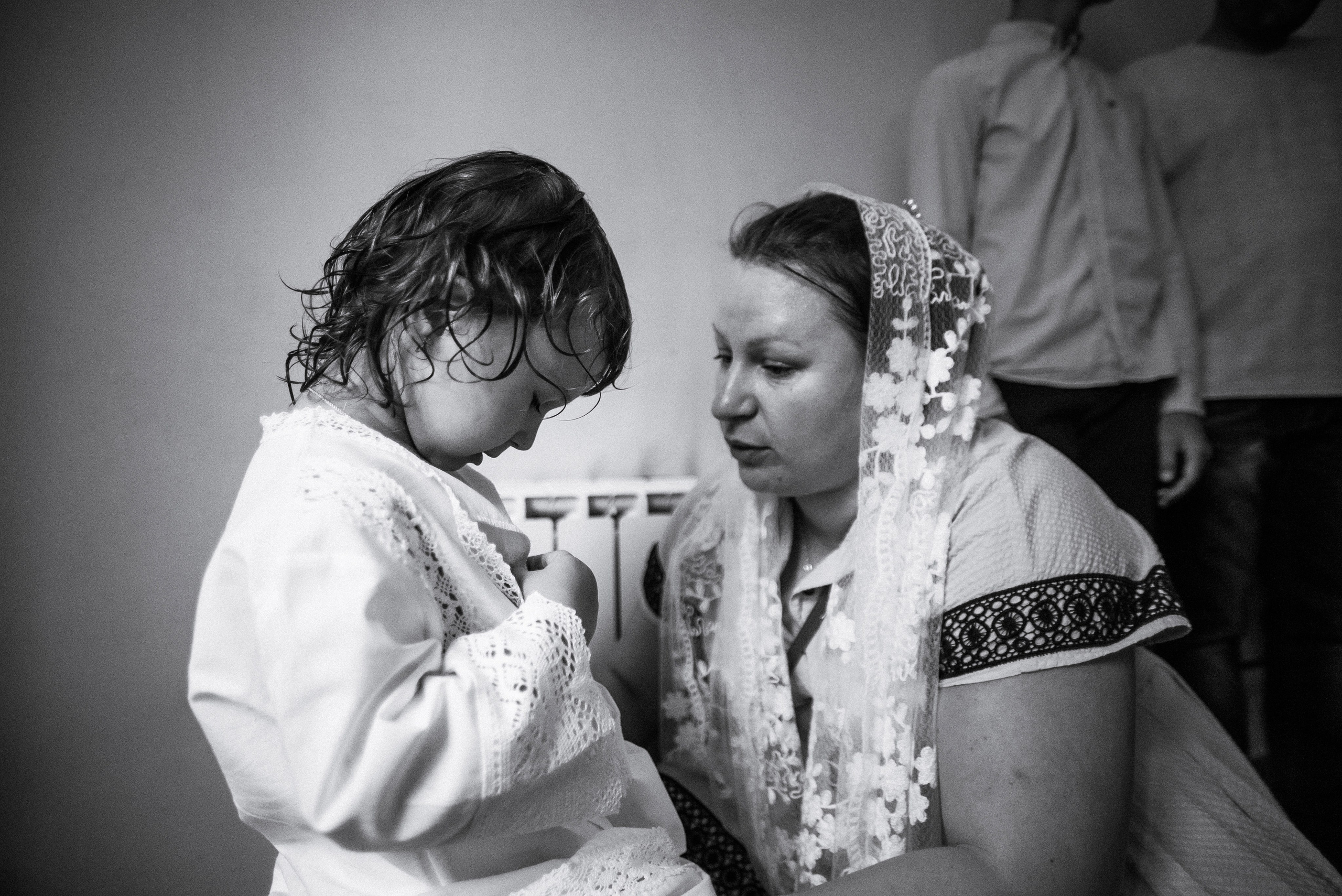Крещение Даши и Алены. Семейный документальный фотограф в Волгограде Мариэта Додина