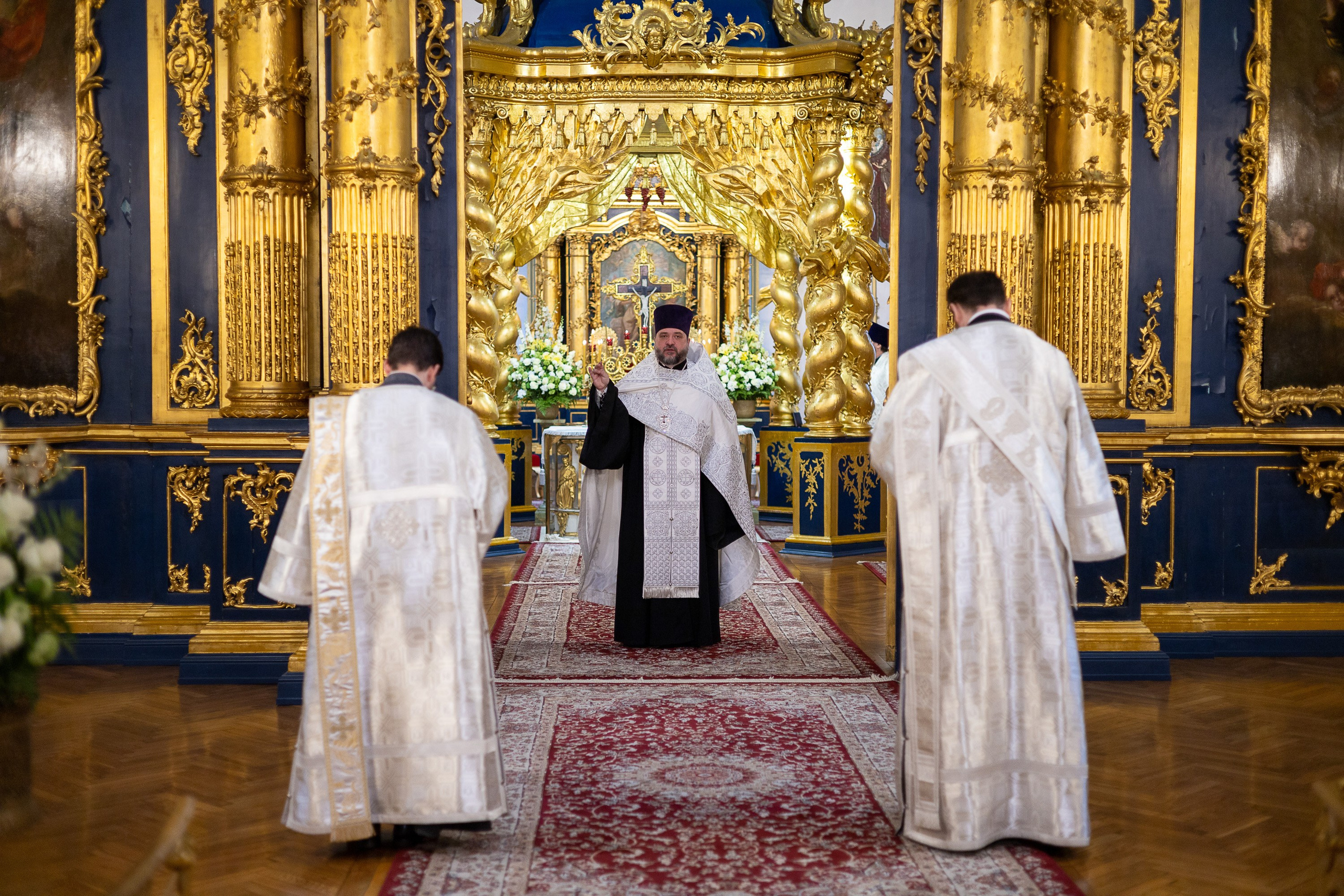 ВСЕНОЩНОЕ БДЕНИЕ В КАНУН ПРАЗДНИКА ВОЗНЕСЕНИЯ ГОСПОДНЯ. НИКОЛО-БОГОЯВЛЕНСКИЙ МОРСКОЙ СОБОР
