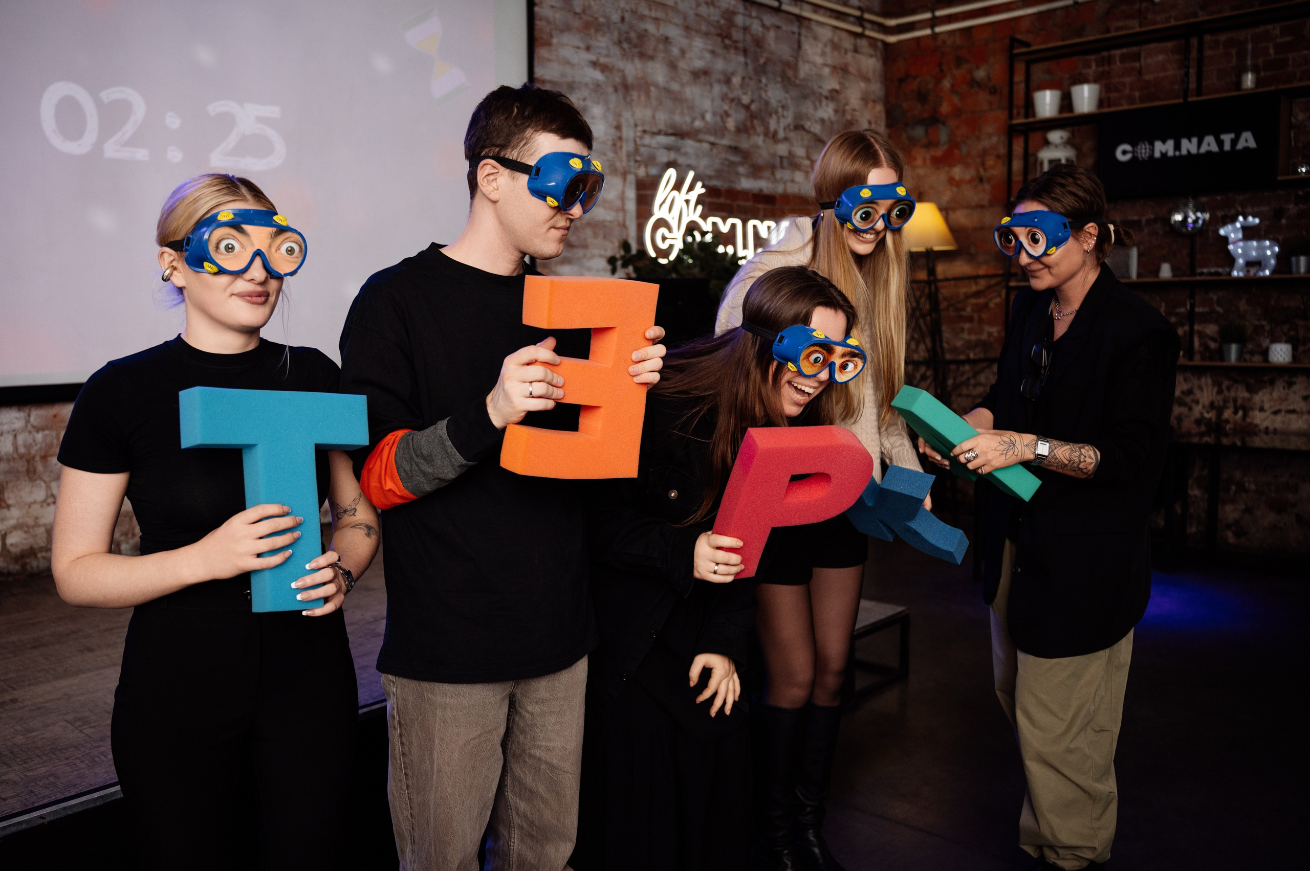 Шоу-игра в лофте Com.Nata. Мария Плетинская фотограф в Санкт-Петербурге