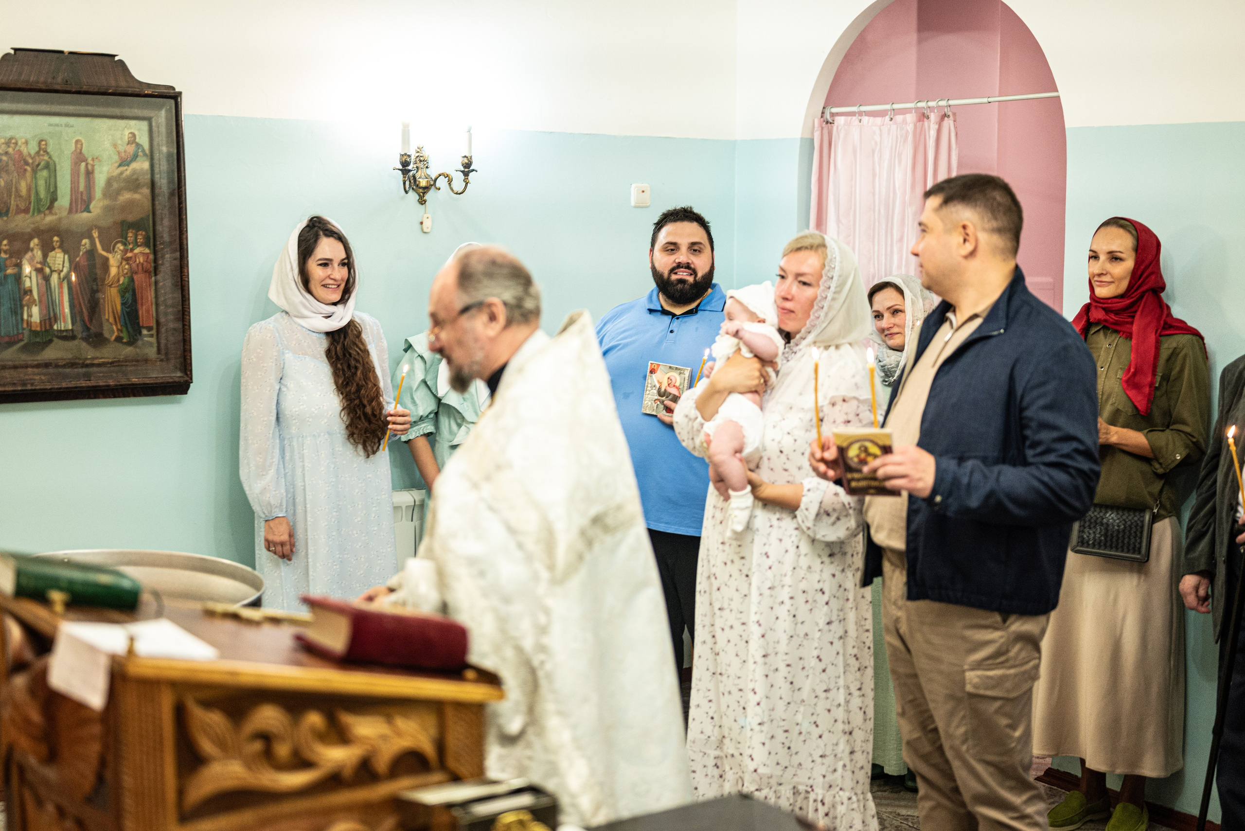 Крещение Анна. Семейный и детский фотограф Москва