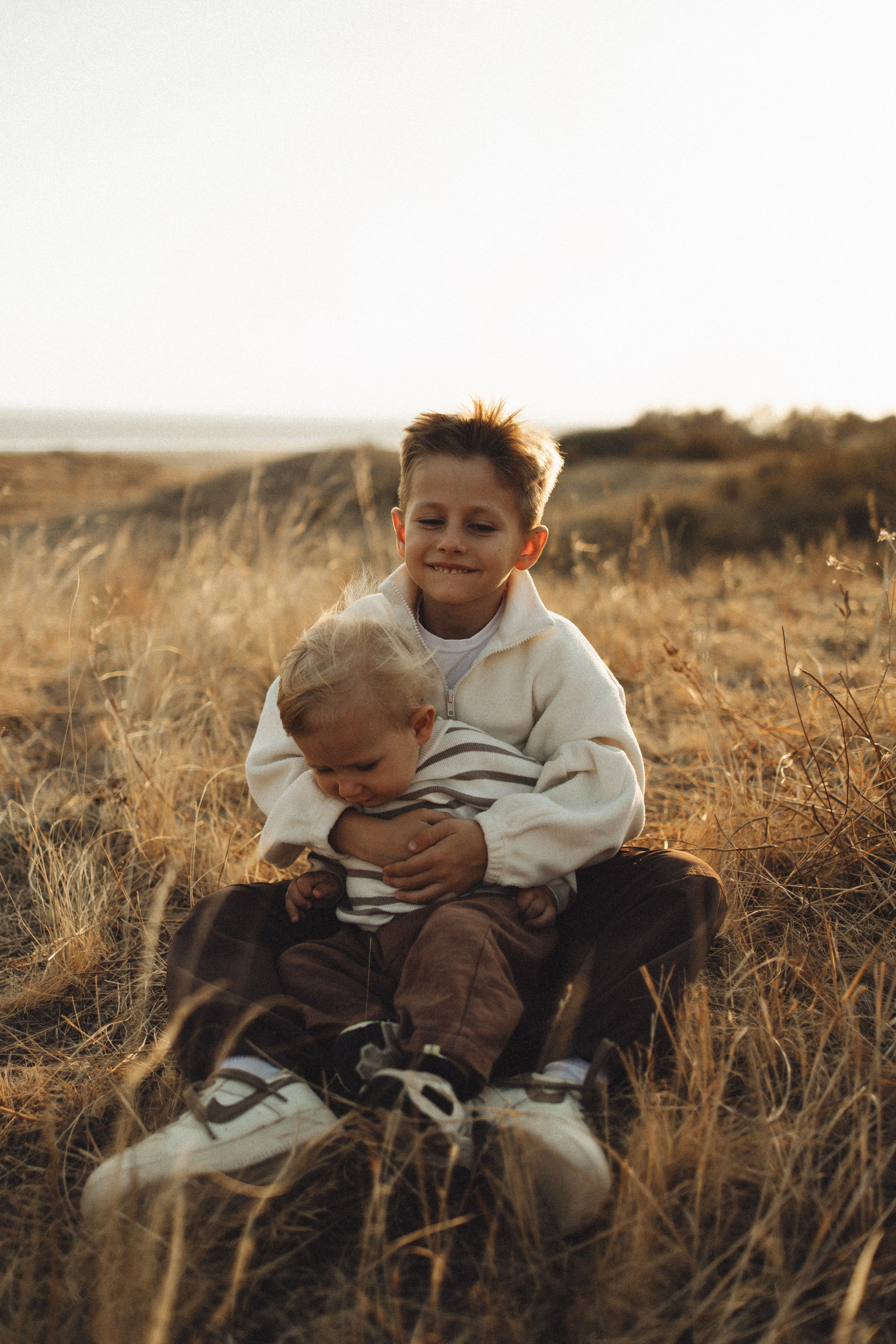 Семейная история, закат в Мержаново. Семейный и детский фотограф, таганрог, ростов-на-дону