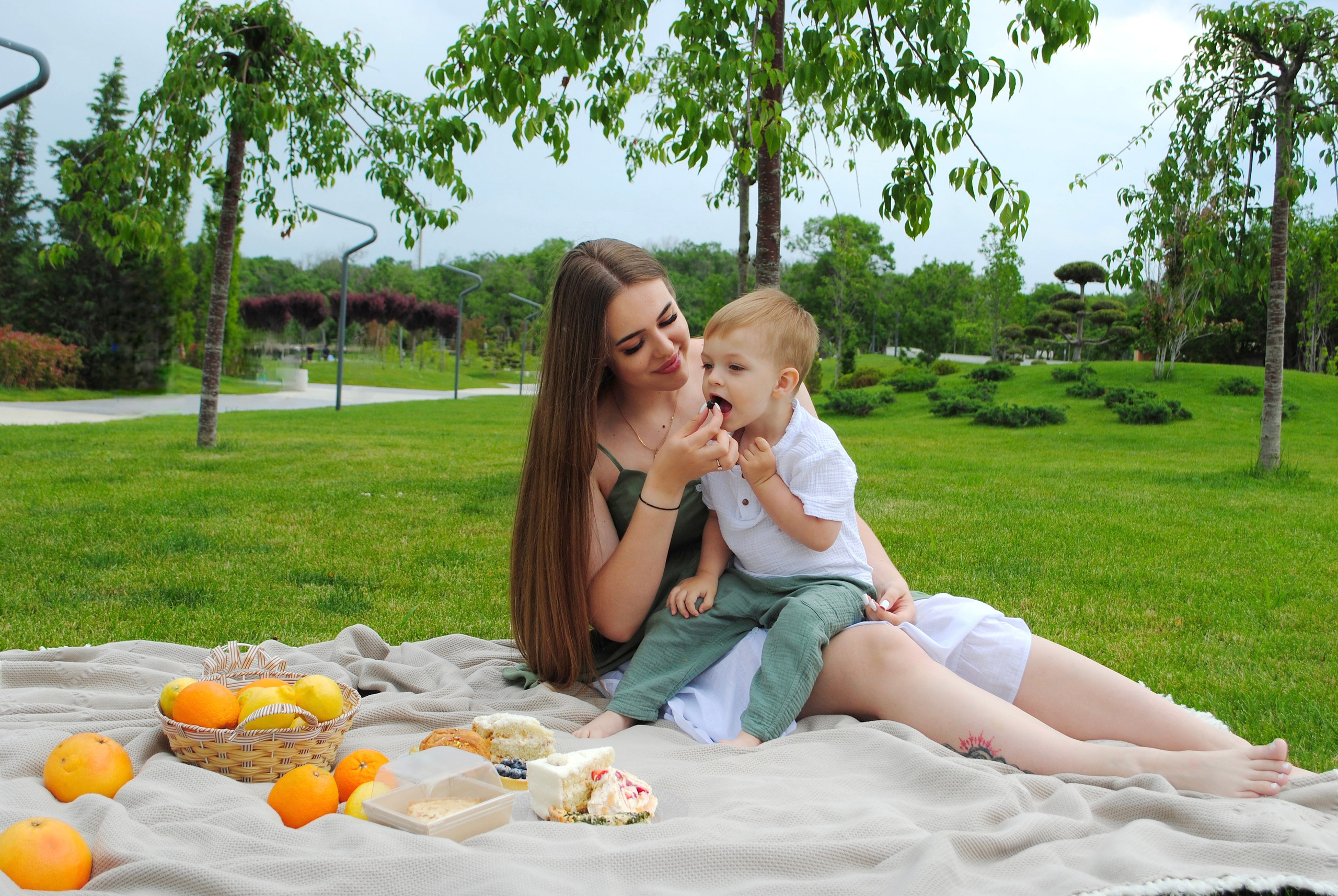 Настя и семья. Фотограф Мария Мусаелян