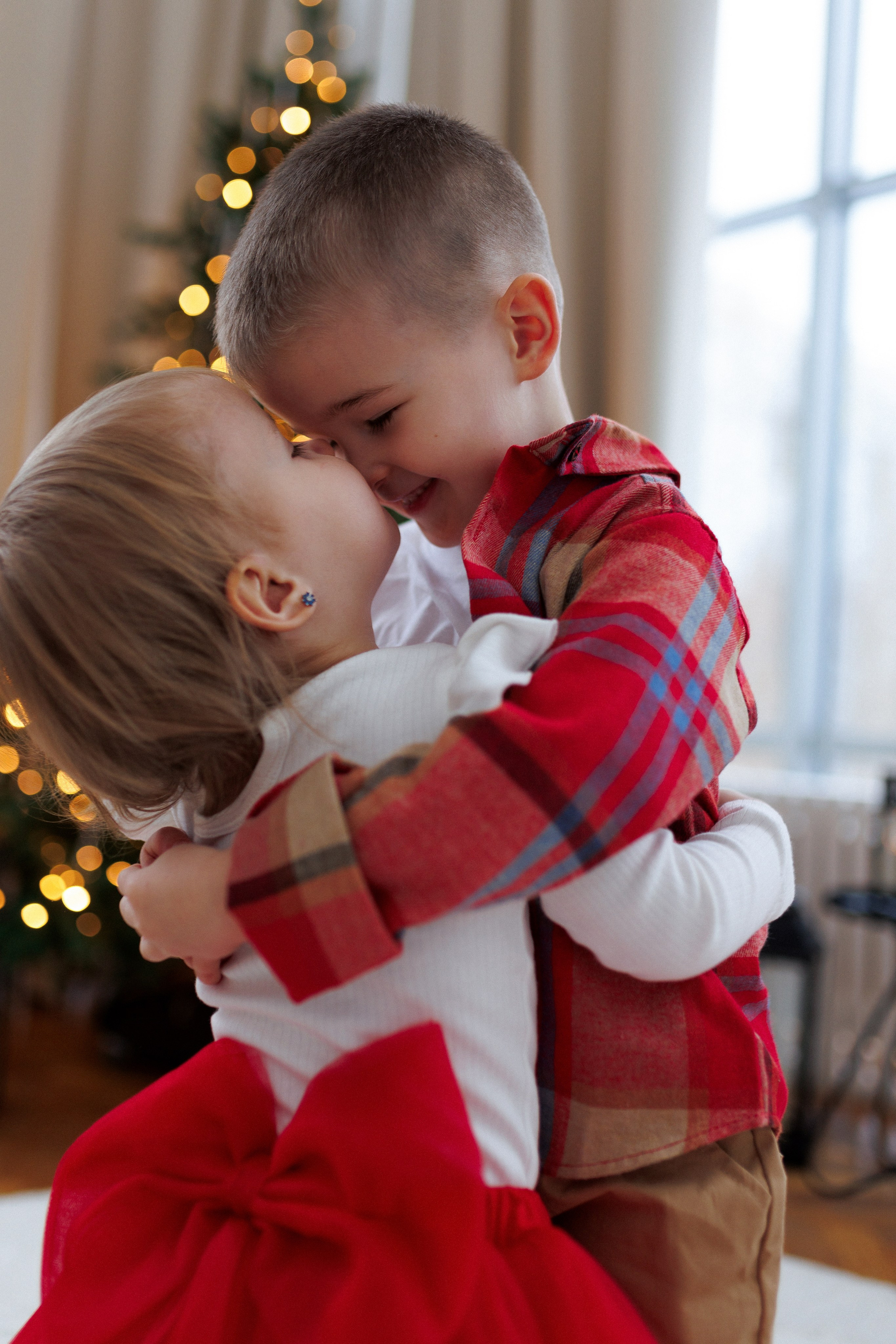 Сергей, Александра, Рита и Миша. Новогоднее. Настя Оленченко, портретный/семейный фотограф на цифру и плёнку Москва