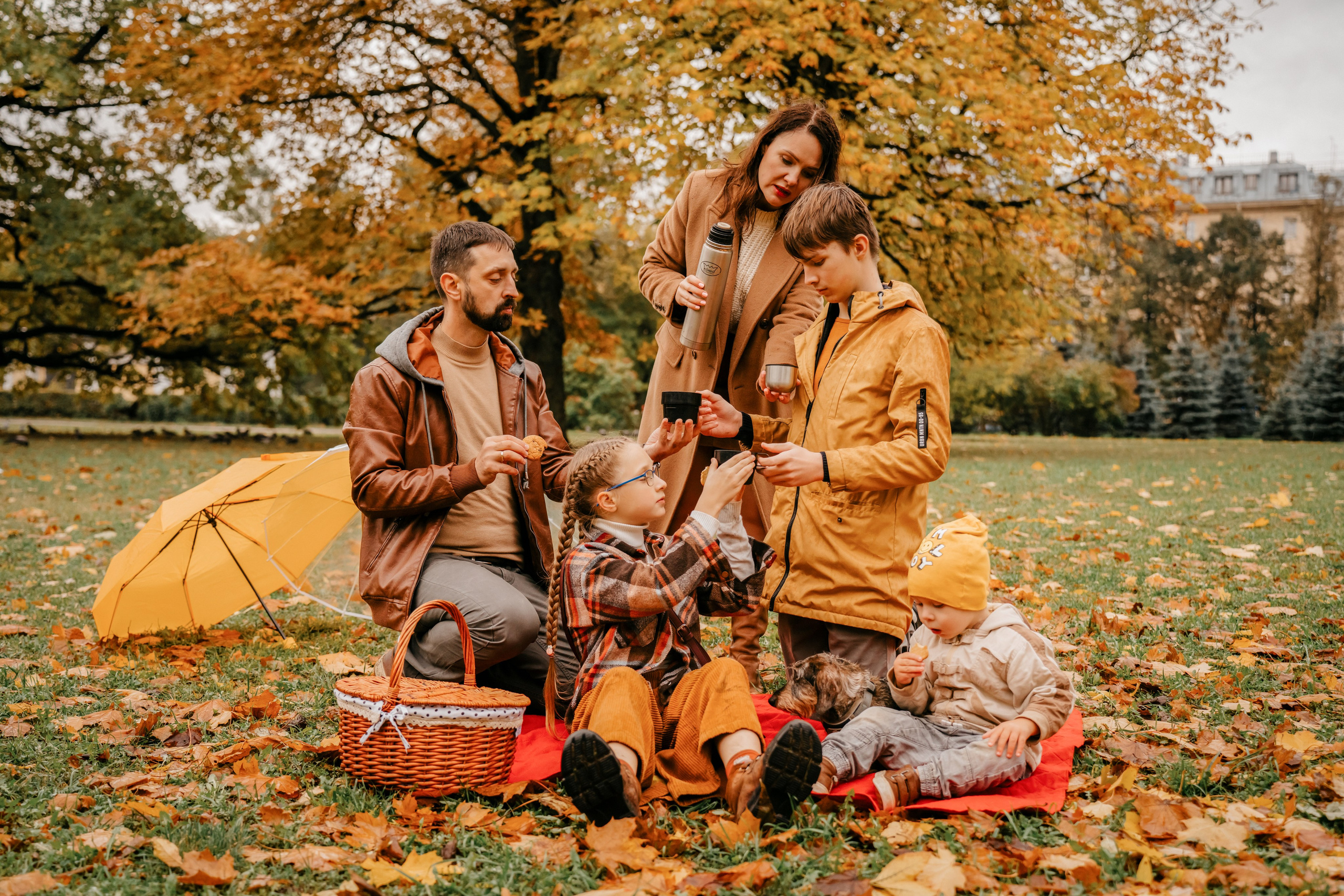 Семья осень. Фотограф Оксана Шавва