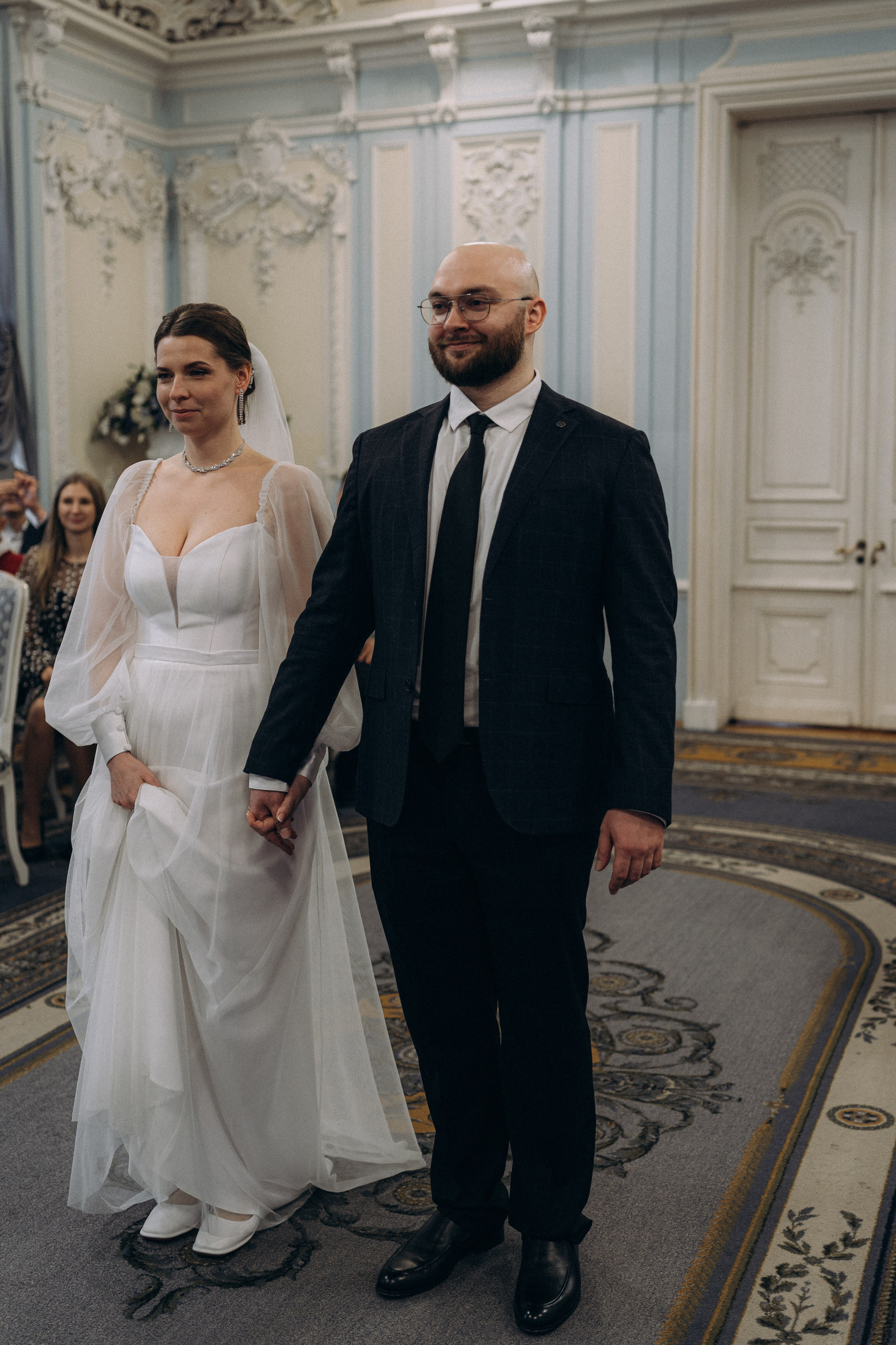 СВАДЕБНАЯ СЬЕМКА ВО ВТОРОМ ДВОРЦЕ (ДЕКАБРЬ) ТАКЖЕ СЬЕМКА В СТУДИИ НА ЧЕРНЫШЕВСКОЙ. Профессиональный фотограф, Санкт-Петербург — Виктория Богомолова