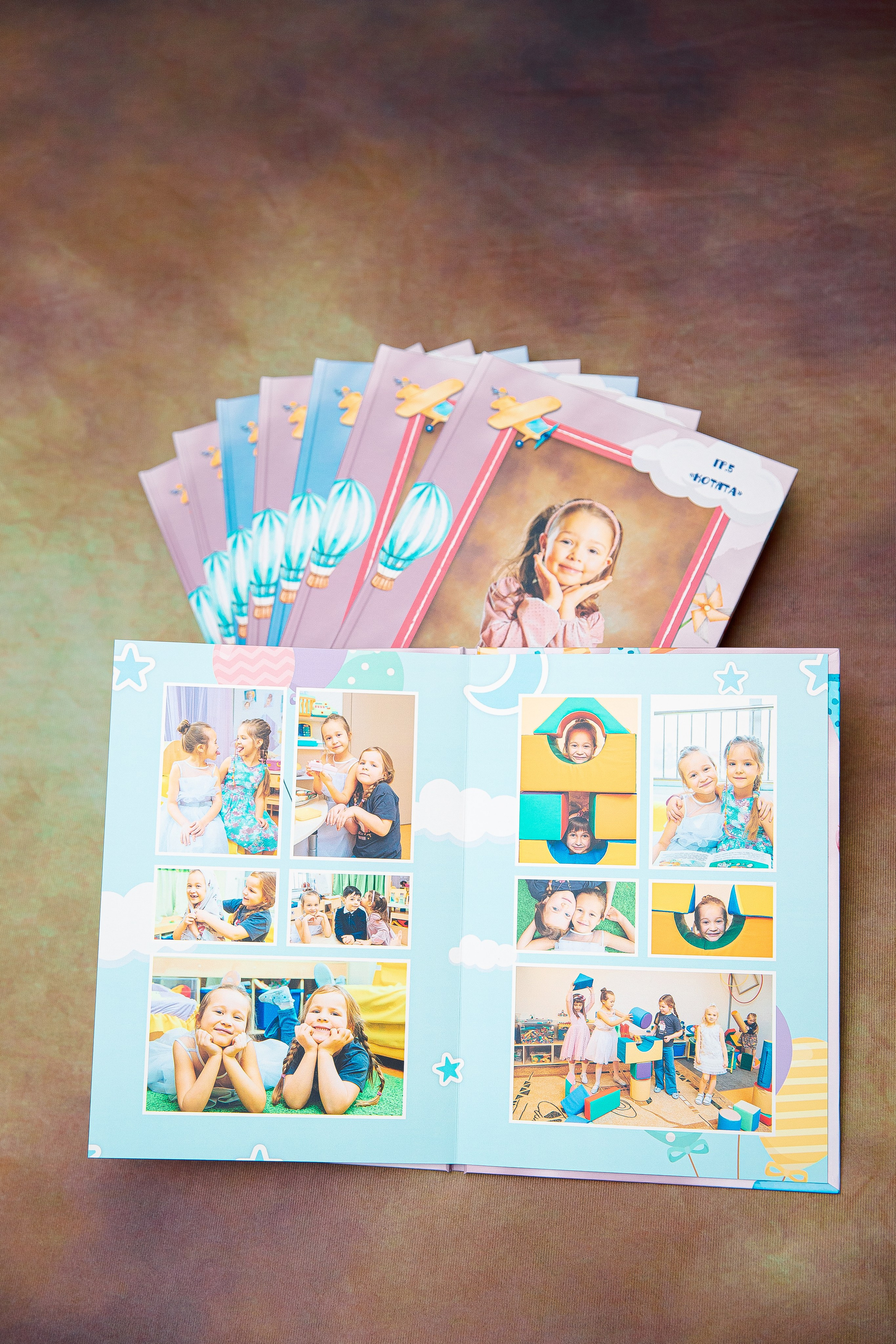 Выпускные альбомы_детский сад. Семейный и детский фотограф в Москве Тихонова Ксения