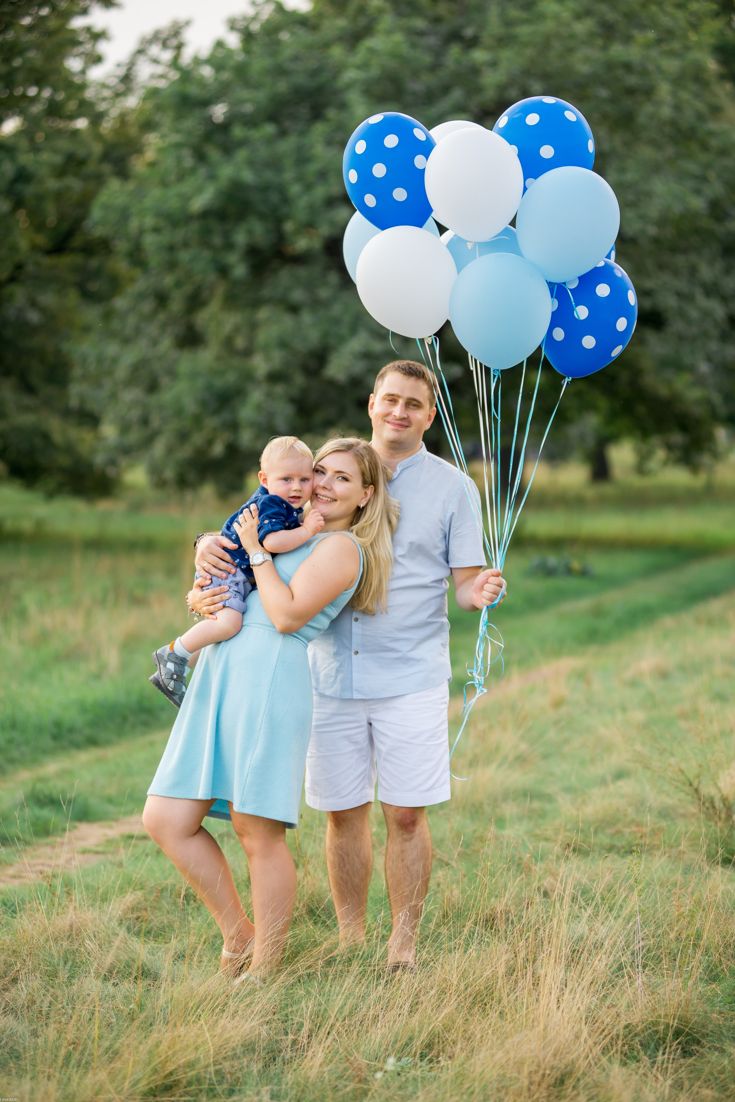 Вова, Маша и маленький Серёжа. Свадебный фотограф в Рязани Вагнер Владимир