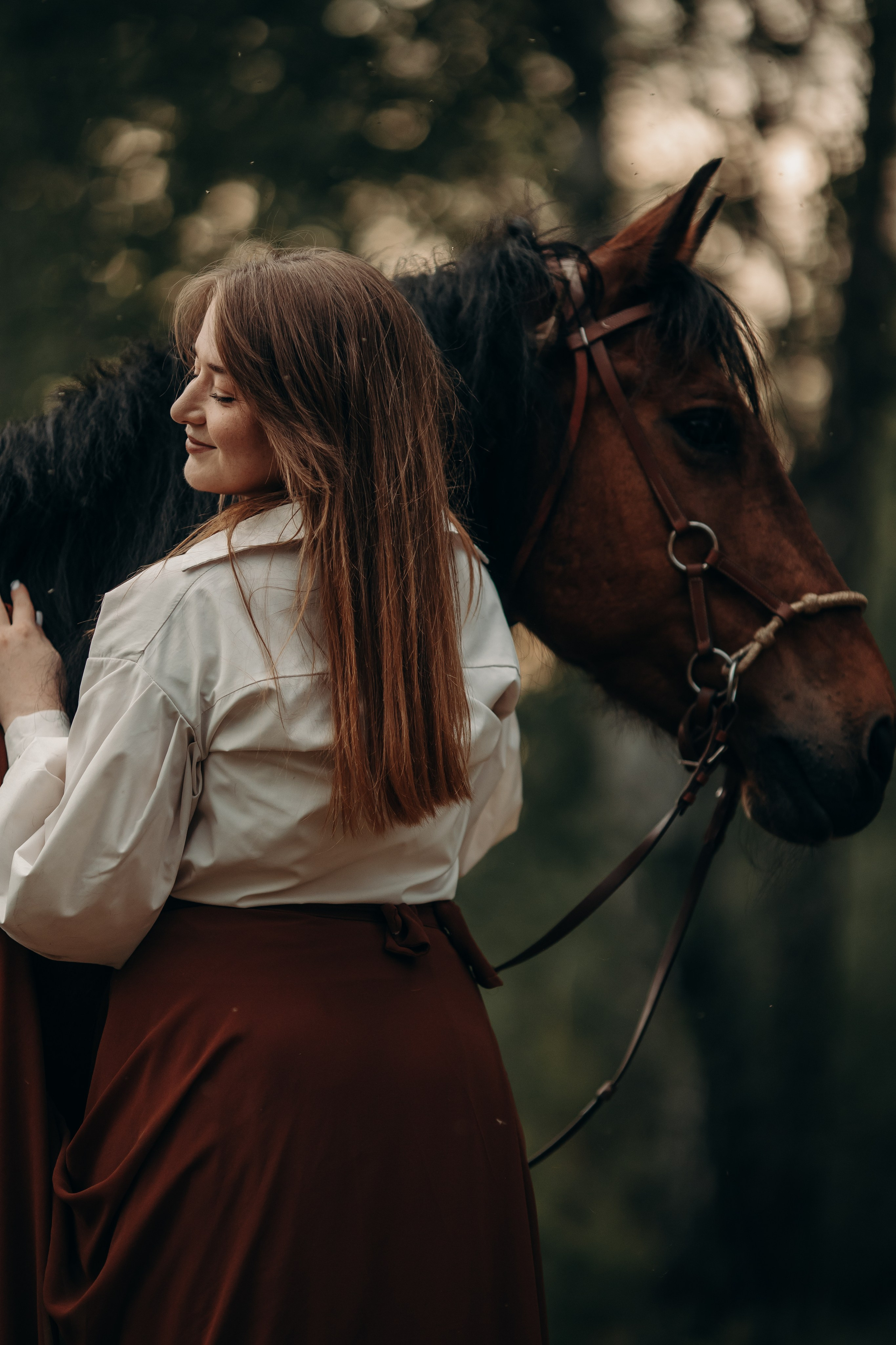 Ксения и Талисман. Анна Молчанова конный фотограф в Тюмени | фотосессии с лошадьми Тюмень