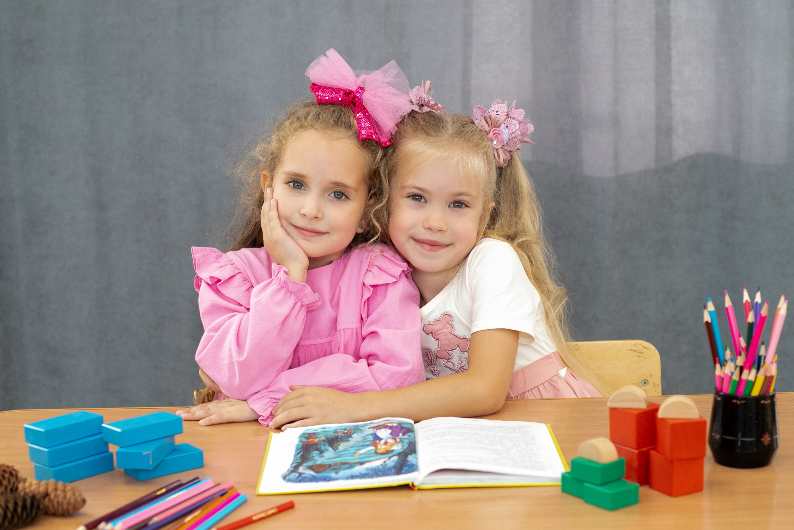 Выпускные альбомы для детского сада. Студия «Фокус» детская фотография Ольги Поповой г. Бийск