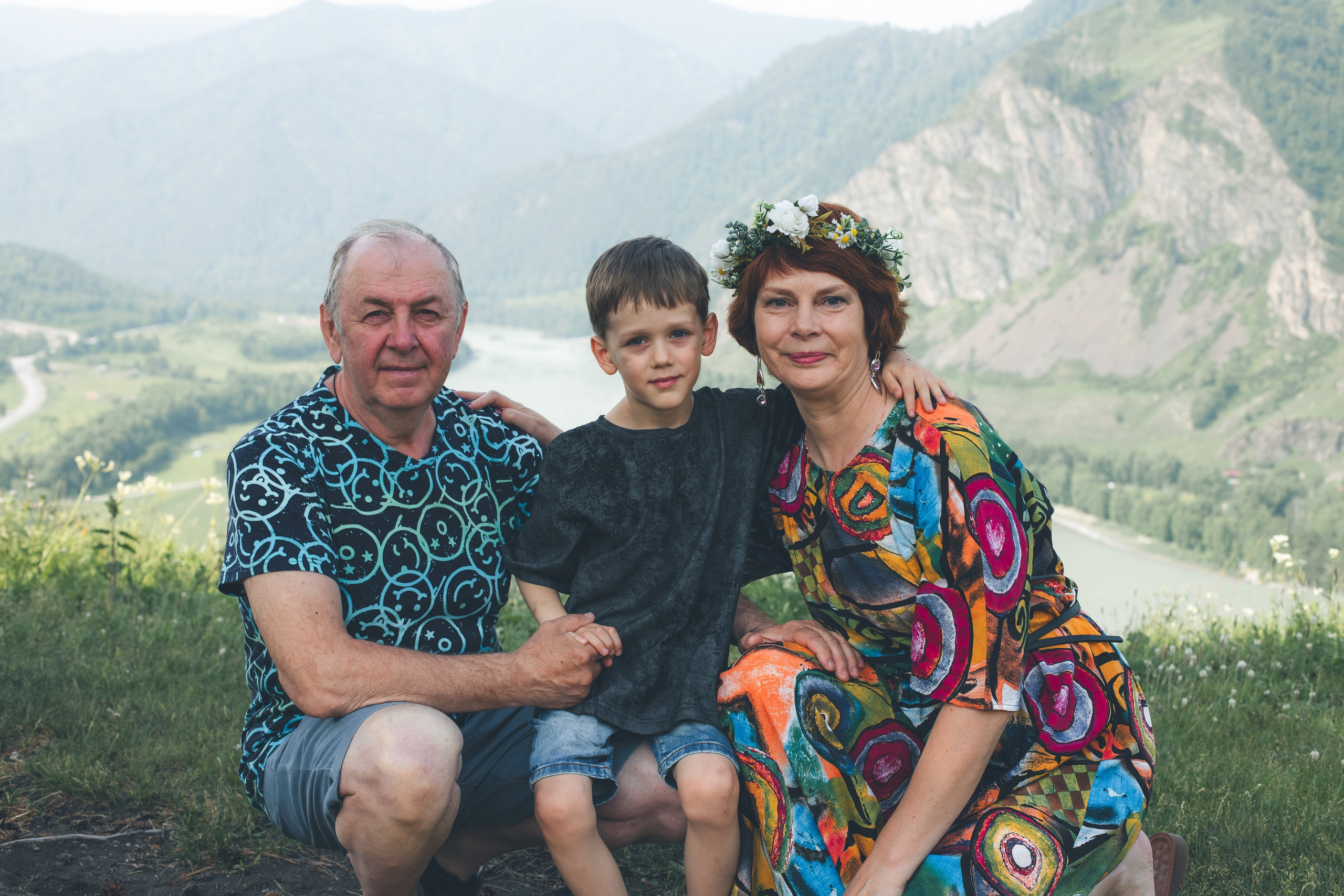 Ксения & родные. Фотограф Нина Брандт в Горном Алтае