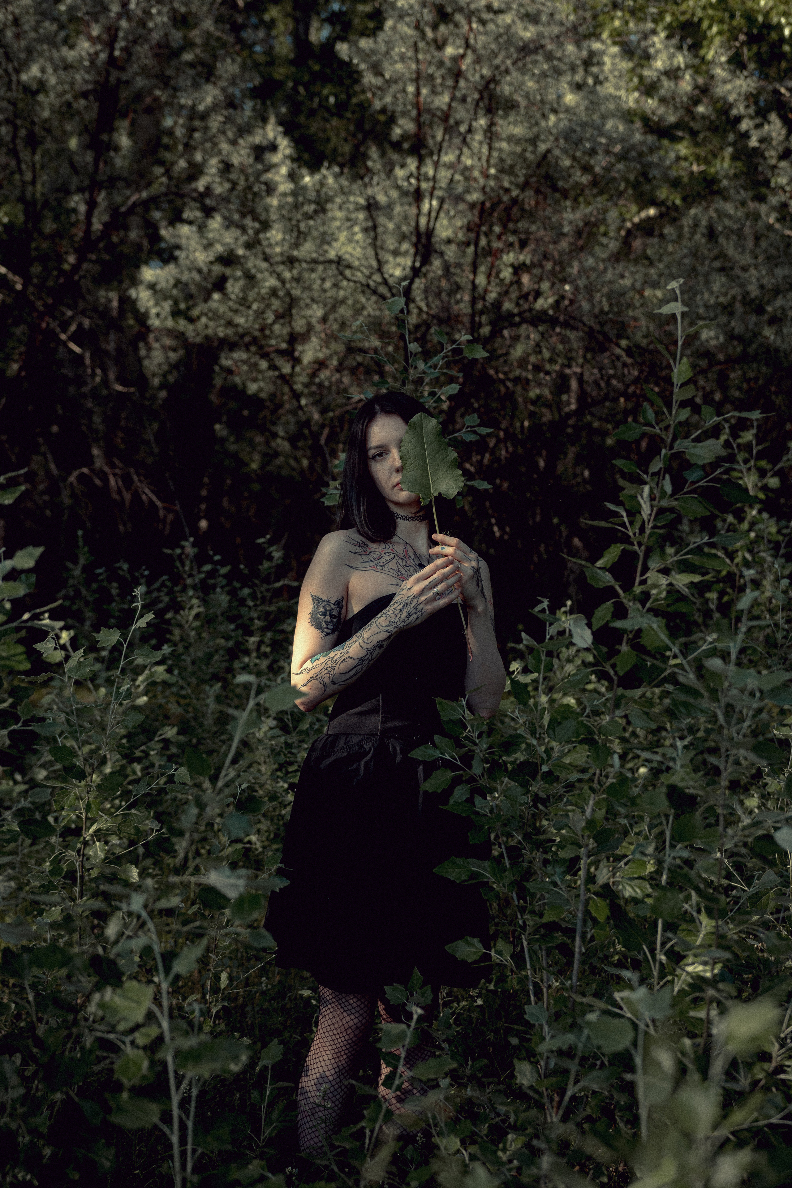 Катя — фотосессия в лесу. Фотографирую пары и индивидуальные съемки в Алматы Шунько Ирина