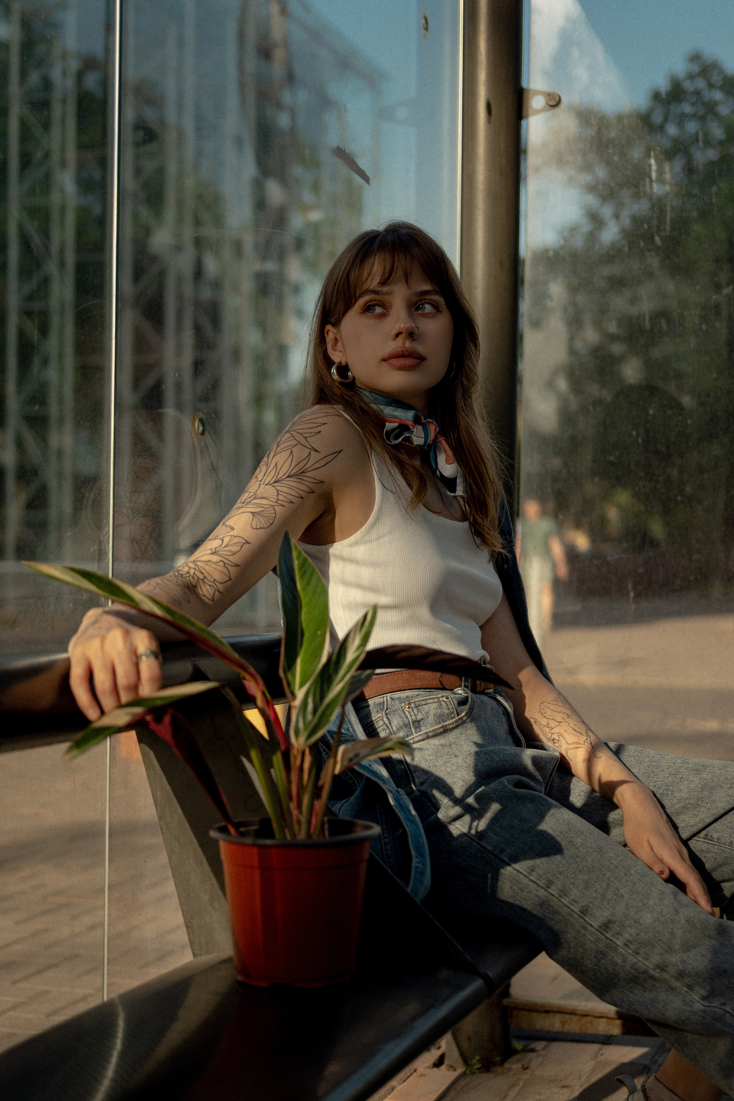 Фотосессия Ани с цветком. Фотографирую пары и индивидуальные съемки в Алматы Шунько Ирина