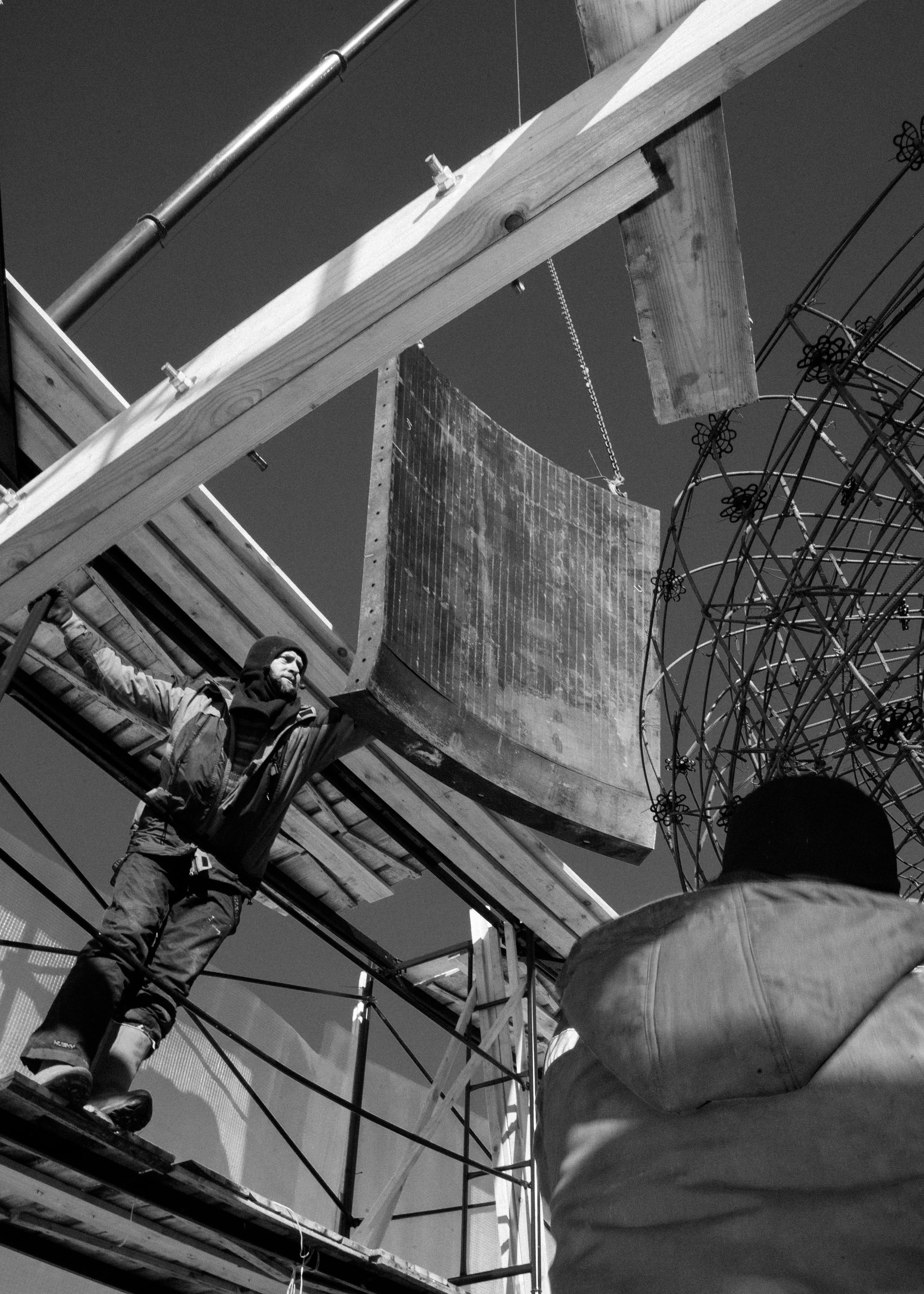 Строительство Ступы в Яхроме. Фотография, как она есть