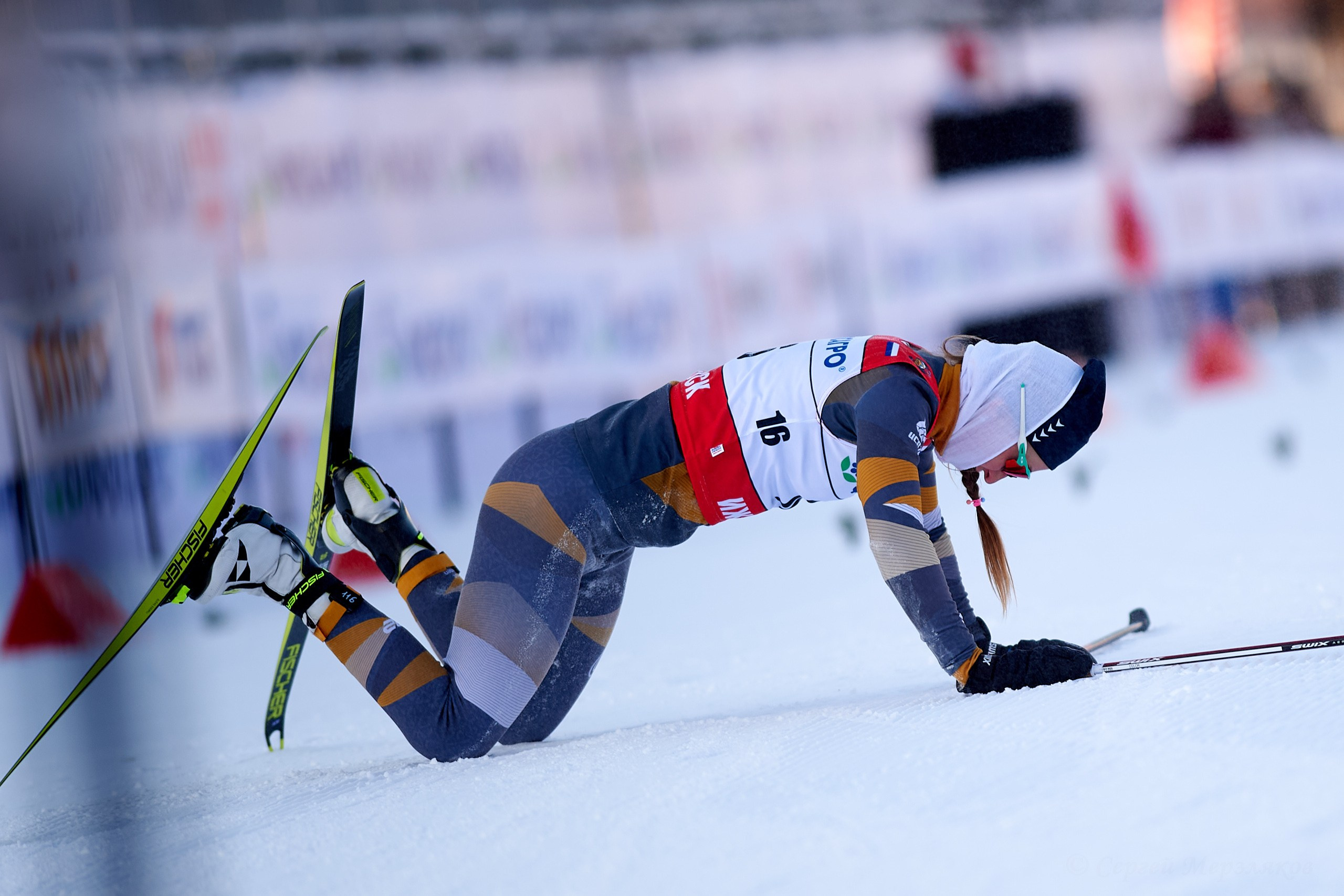 VI этап ФосАгро Кубка России по лыжным гонкам. Спринт. Ижевск 25.01.2025. Спортивный репортажный фотограф в Ижевске Сергей Мерзляков