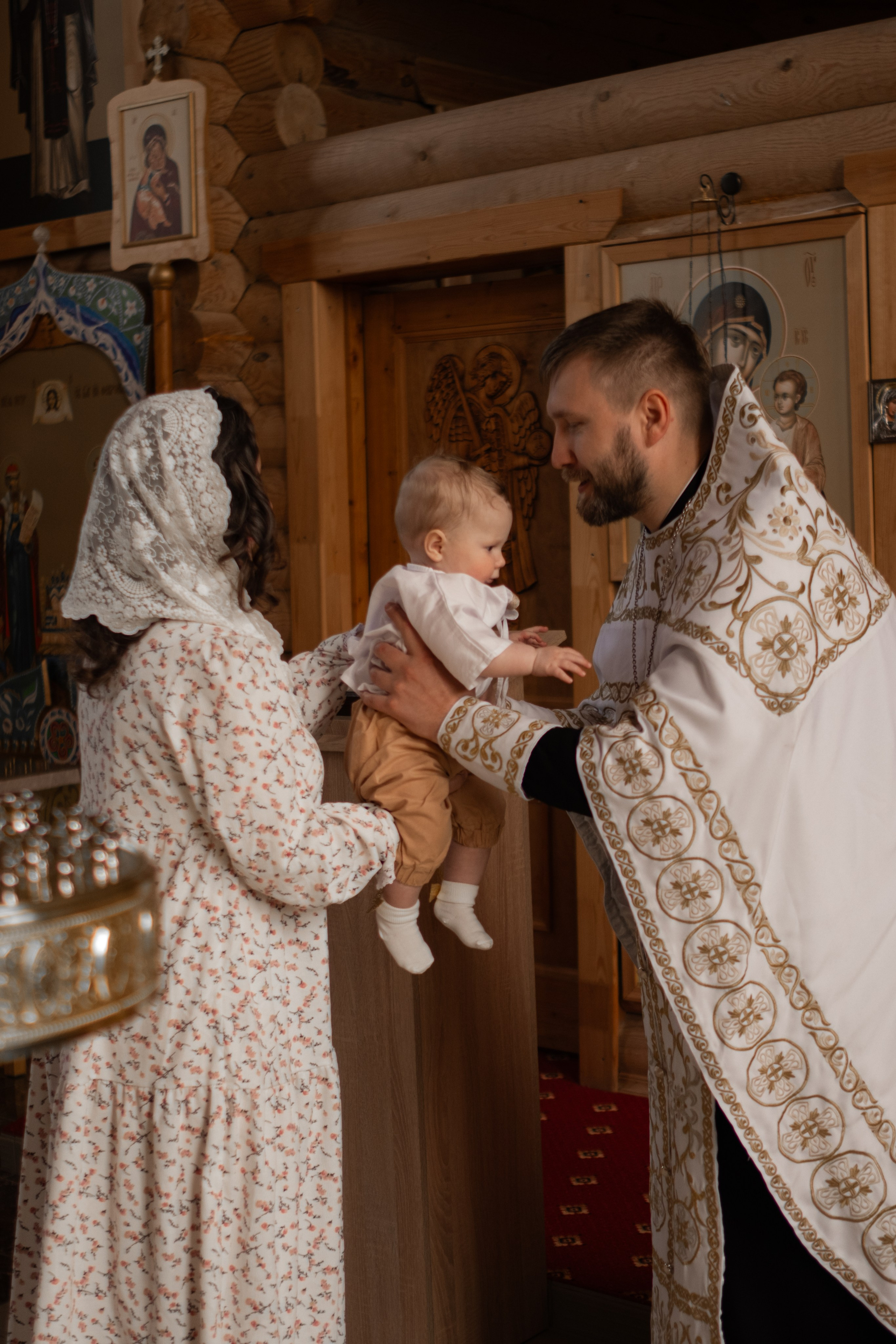 Крещение Максима. Семейный фотограф в Санкт-Петербурге Дарья Косянчук