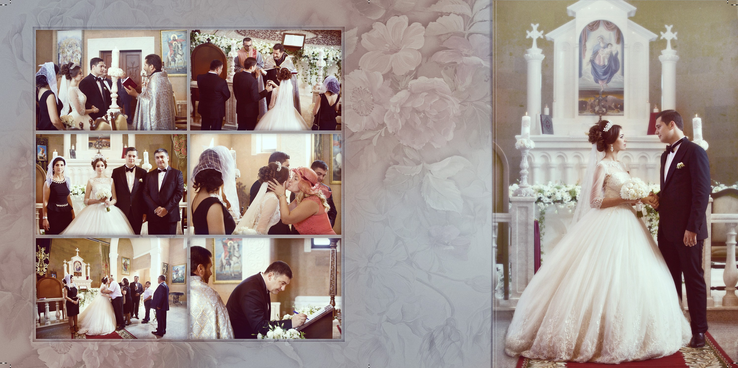 Свадебная фотокнига. Фотограф Кирсанова Наталия. Фотохудожник Наталия Кирсанова