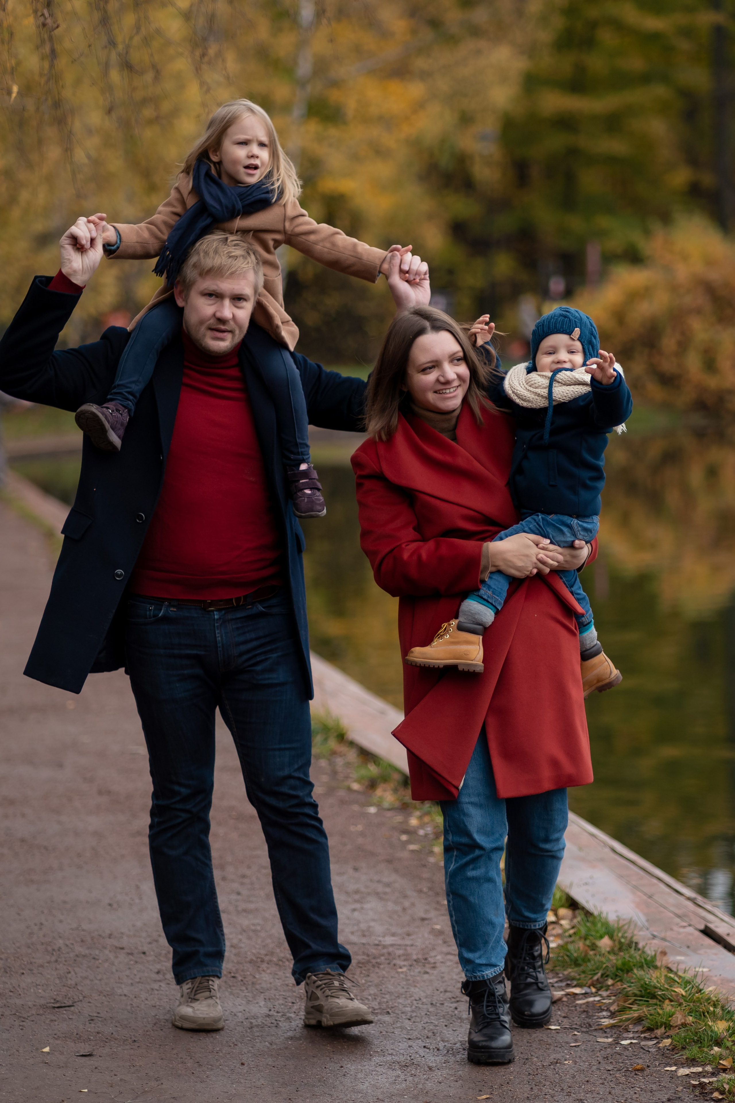 На Путяевском пруду. Семейный фотограф Варвара Сорока в городе Москве