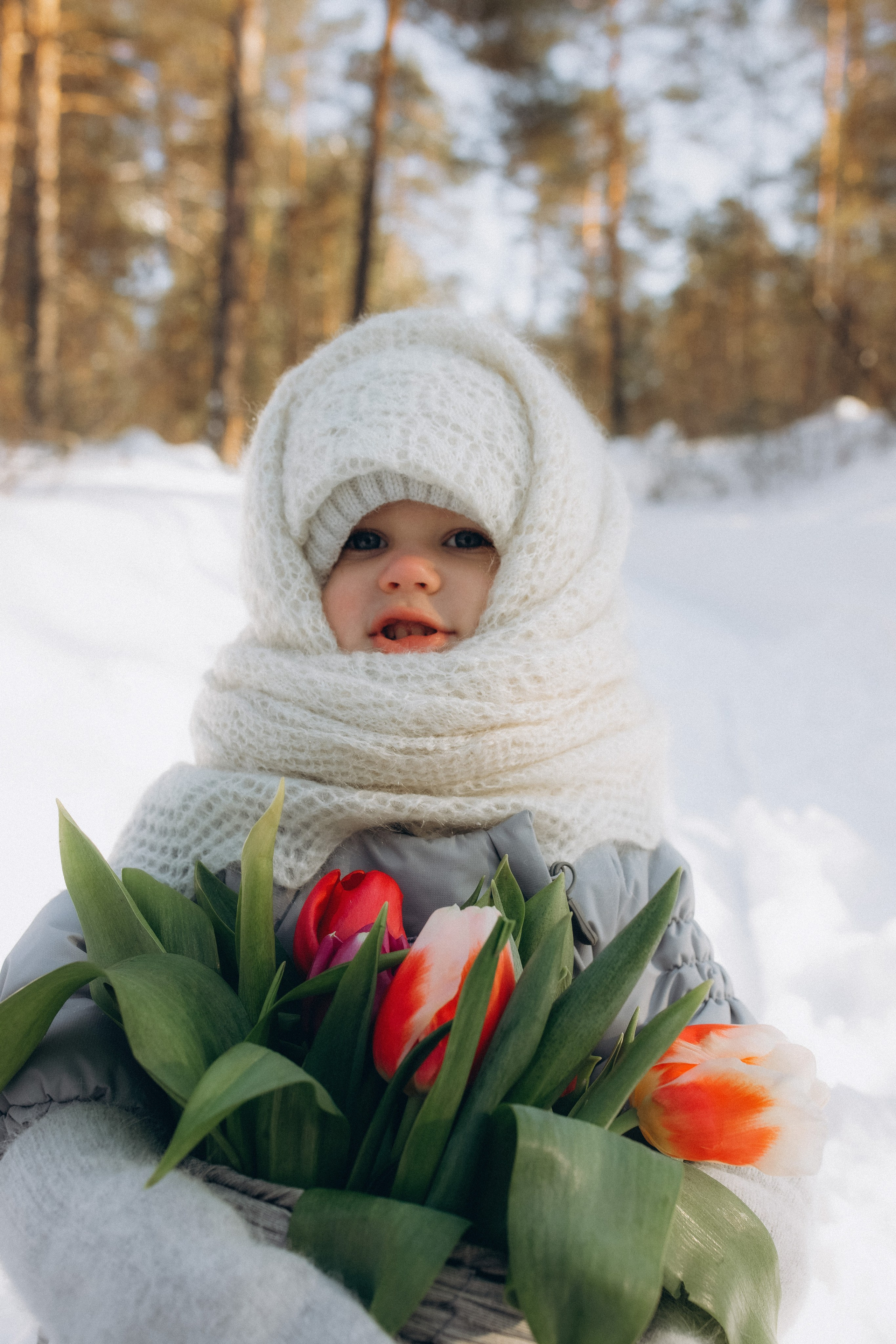 Девочка Зима. Семейный и детский фотограф город Тында Дарья