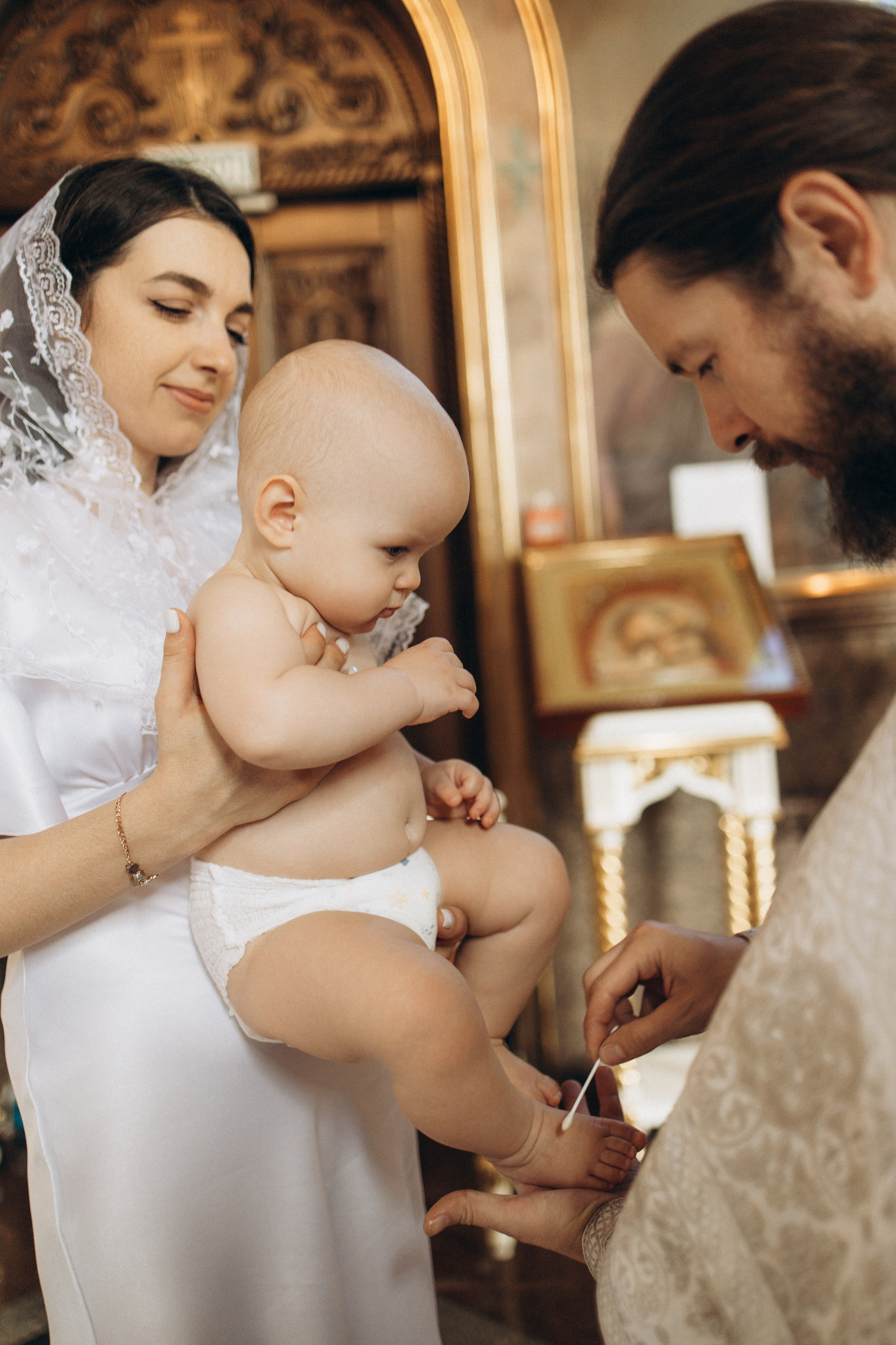 Крещение Арины. Самый теплый фотограф в Краснодаре Рябоконь Ксения