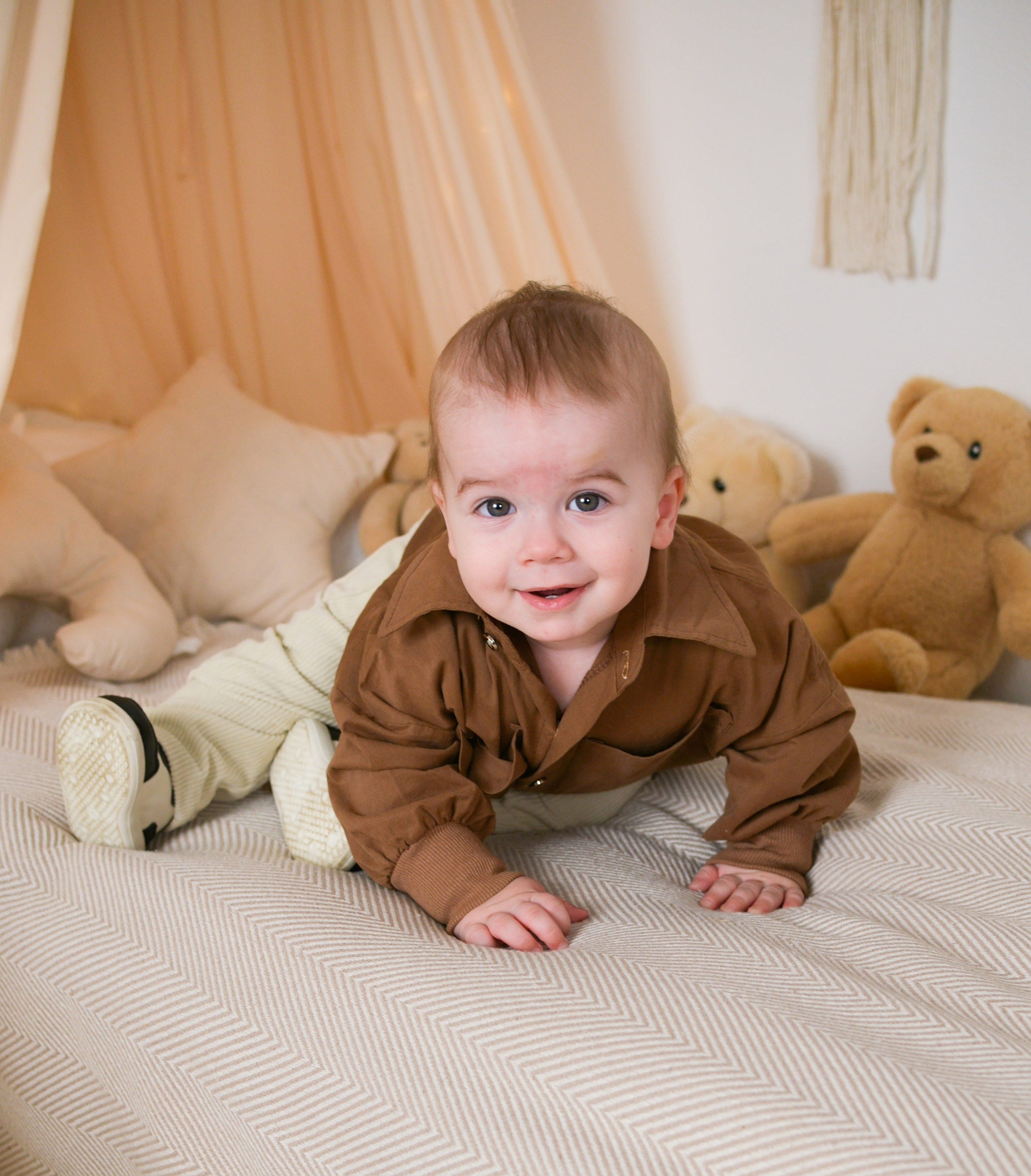 Первые кадры Егора с фотосессии к годику. Фотограф новорожденных Краснодар Малышенко Надежда