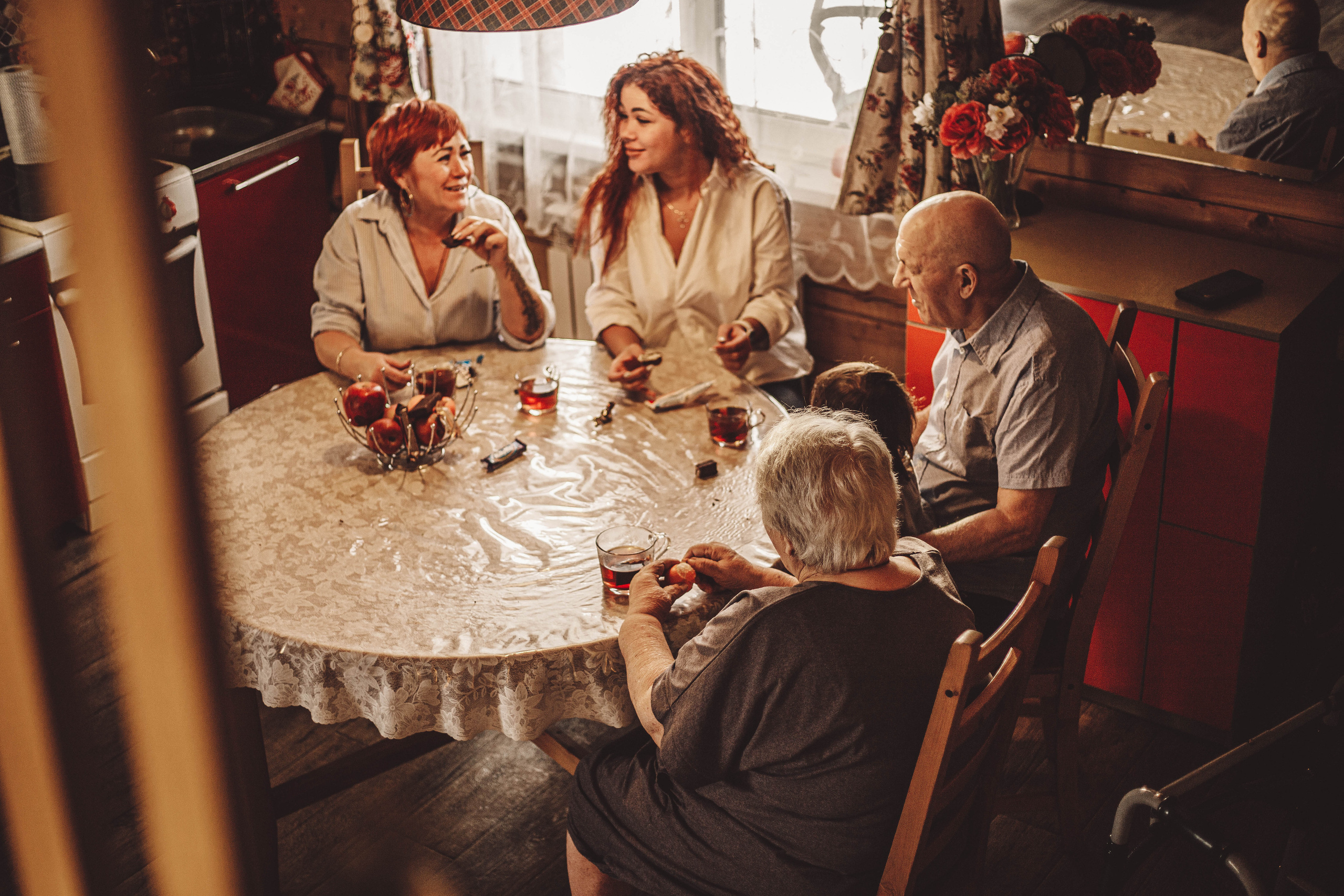 Домашняя фотосессия - Домашняя съемка большой семьи. Семейный и женский фотограф Кемерово Мария Степ