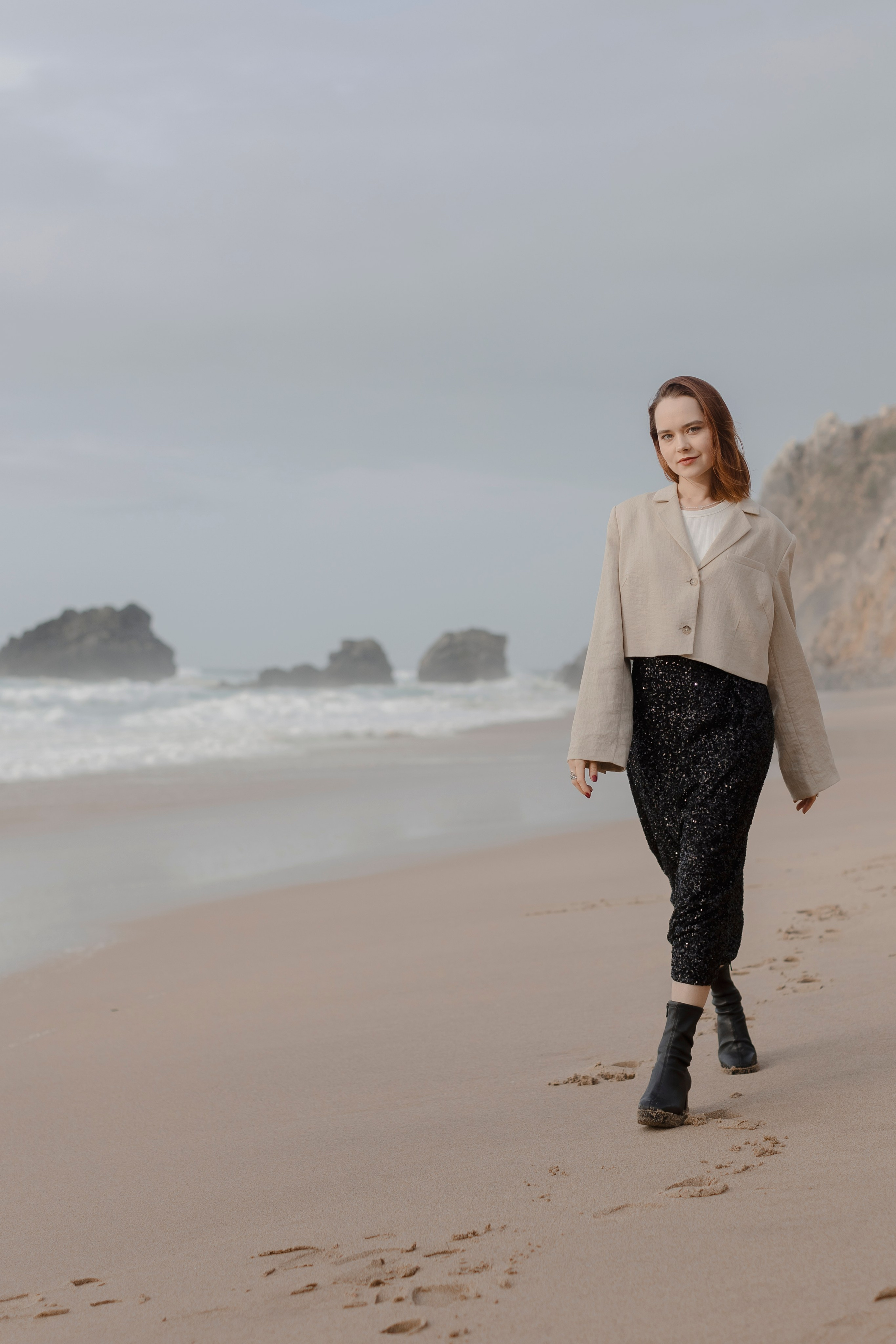 Foggy beach. Свадебный и женский фотограф в Лиссабоне Яковлева Ольга