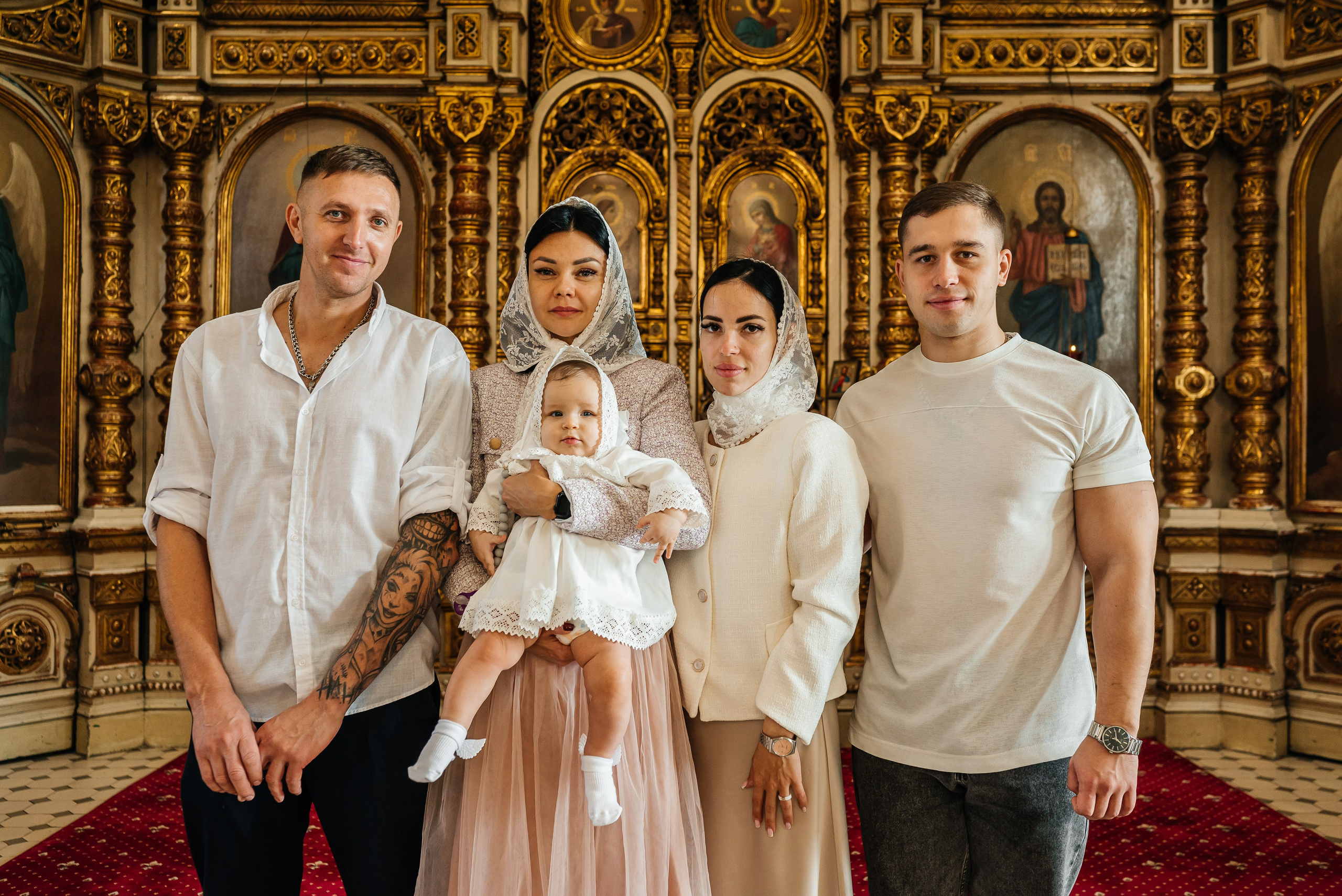 Крещение в Храме Успения Пресвятой Богородицы Гундоровский. Фотограф в Каменске-Шахтинском и парке Лога Ольга Сагал