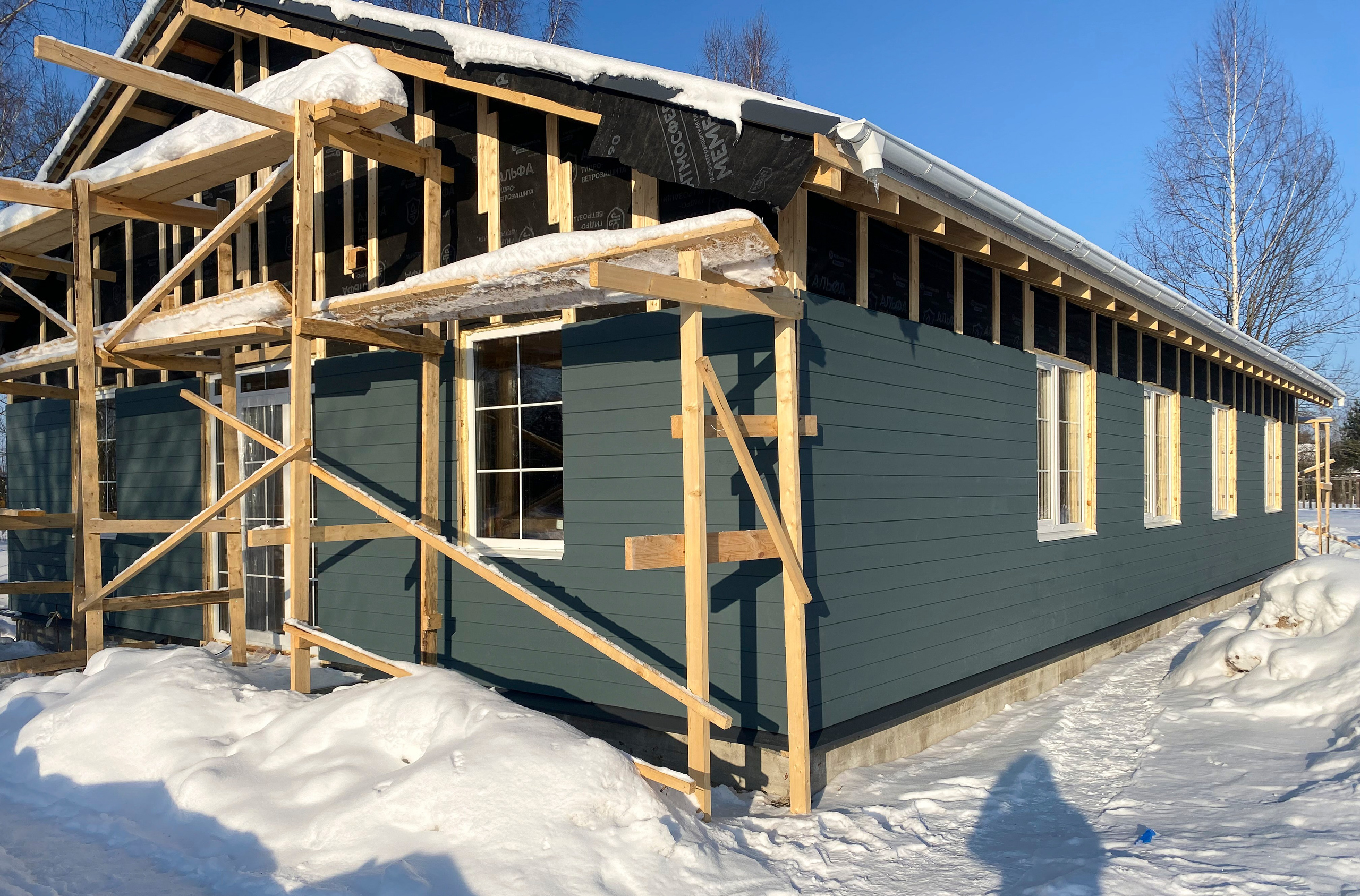 Каркасный дом (Тверская область). Строительство каркасных домов в Москве и МО