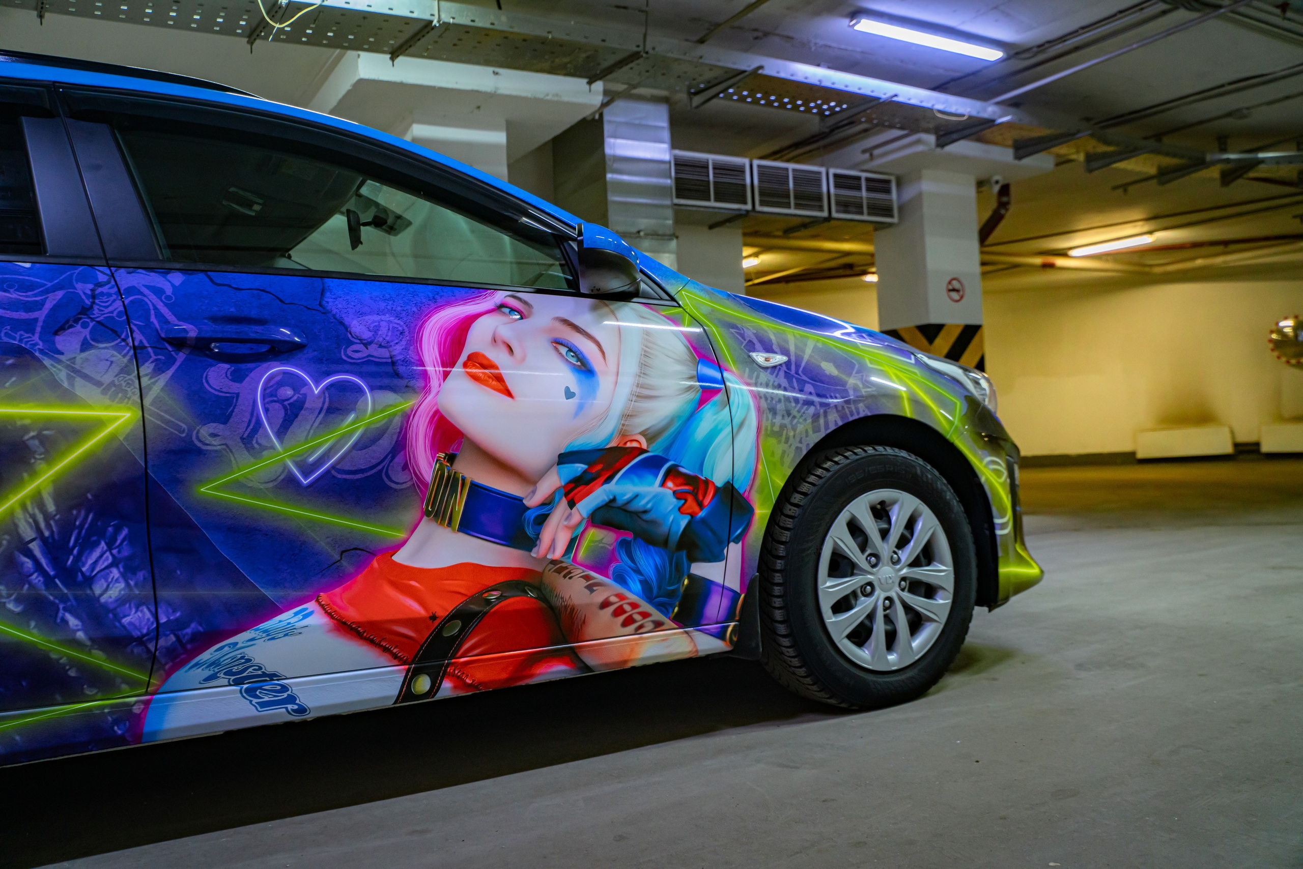 Винилография на KIA Ceed SW. Студия дизайна и оклейки авто Barmaley Design