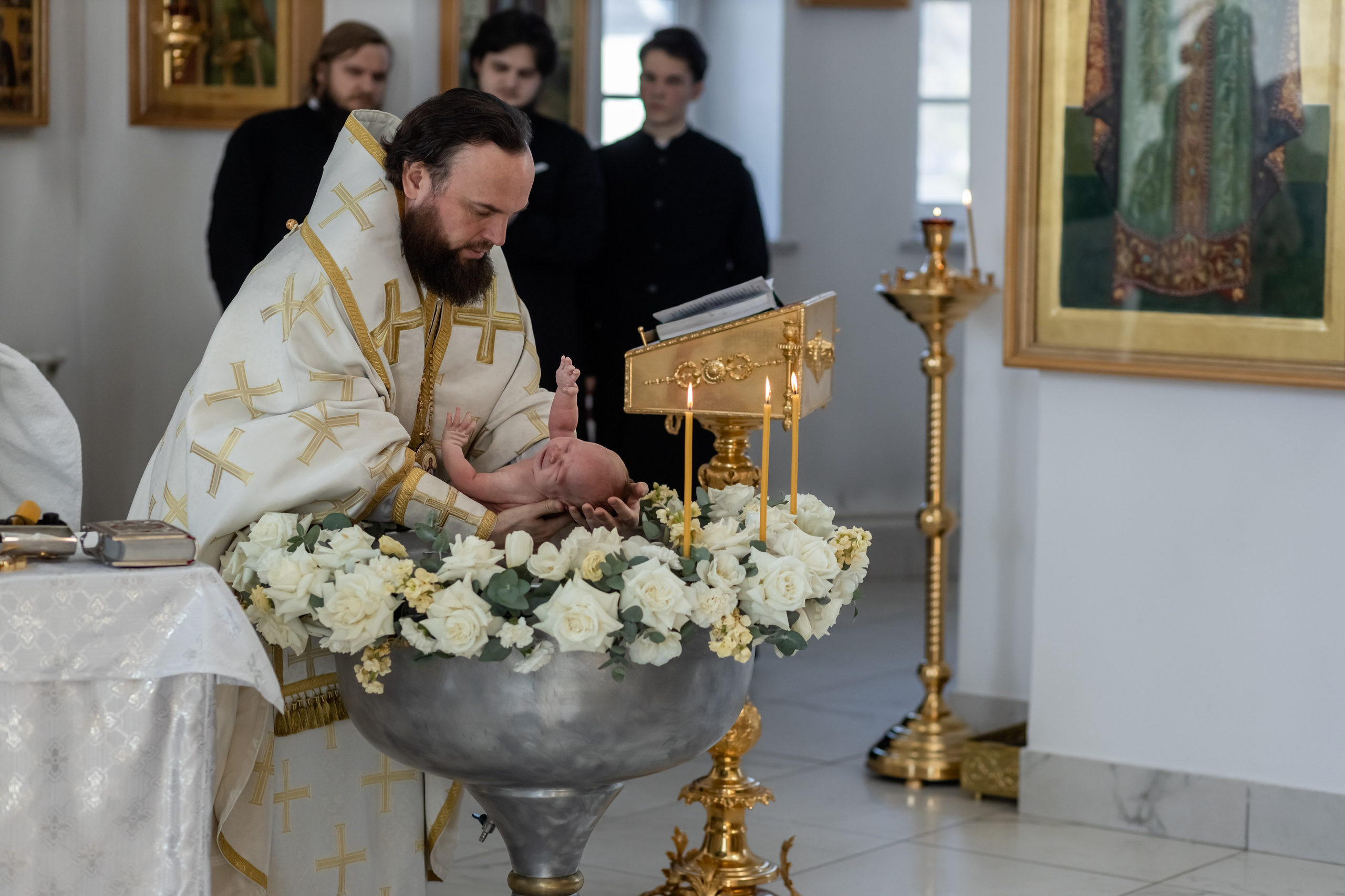 Крещение Елисея. Фотограф на крещении и венчании Елена Плинер, Псков и Псковская область