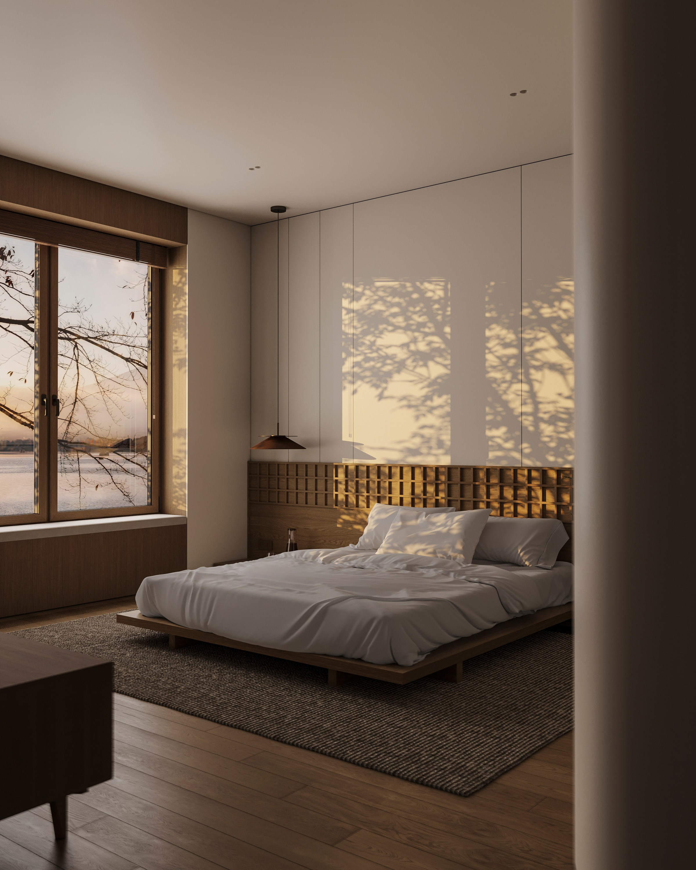 JAPANDI HAVEN | CONCEPTUAL PROJECT. Interior Visualization by Valerie Stetyukevich