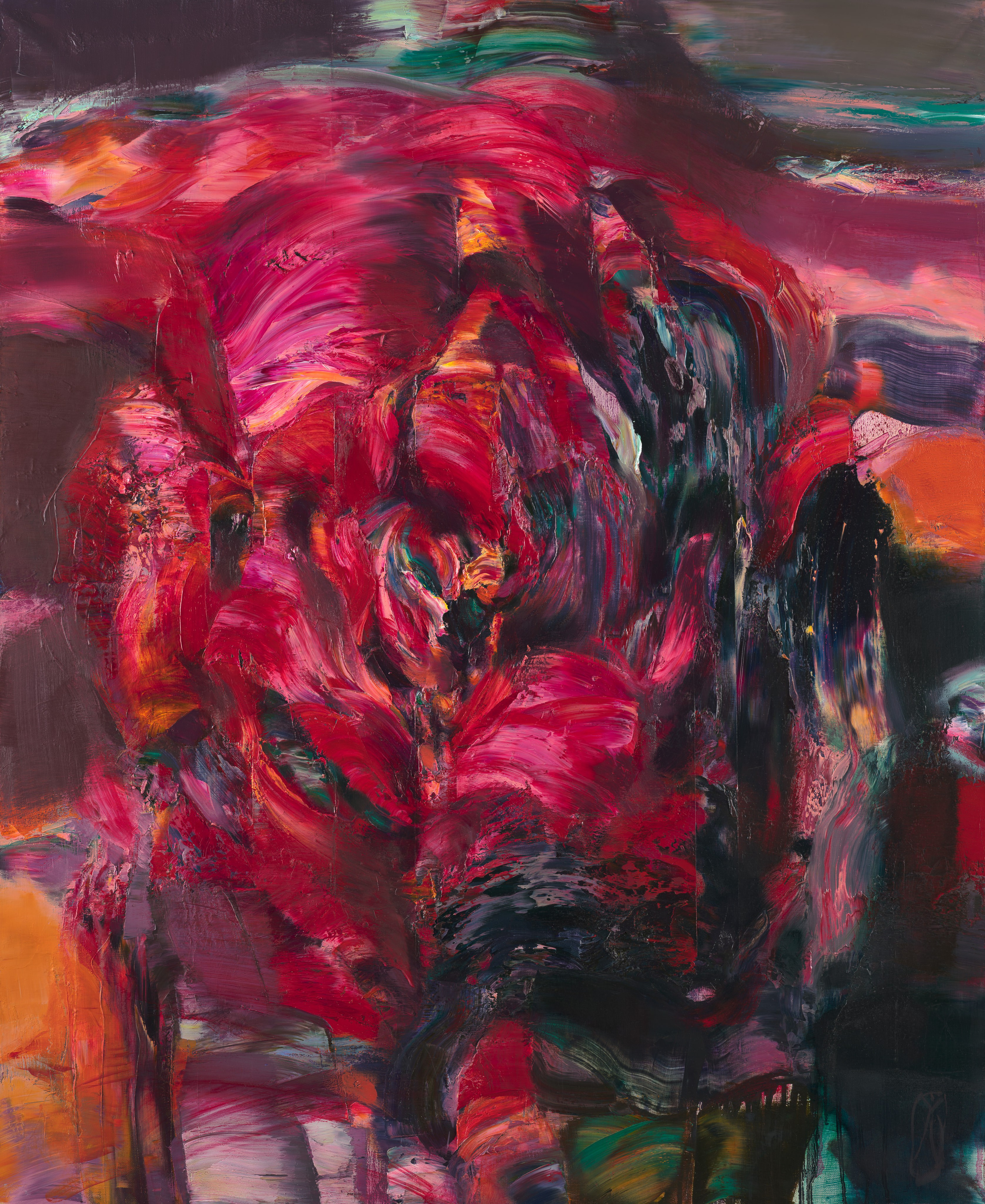 «Парнасская роза» - художник Лариса Блохина (холст, масло, 110x90 см, 2016)