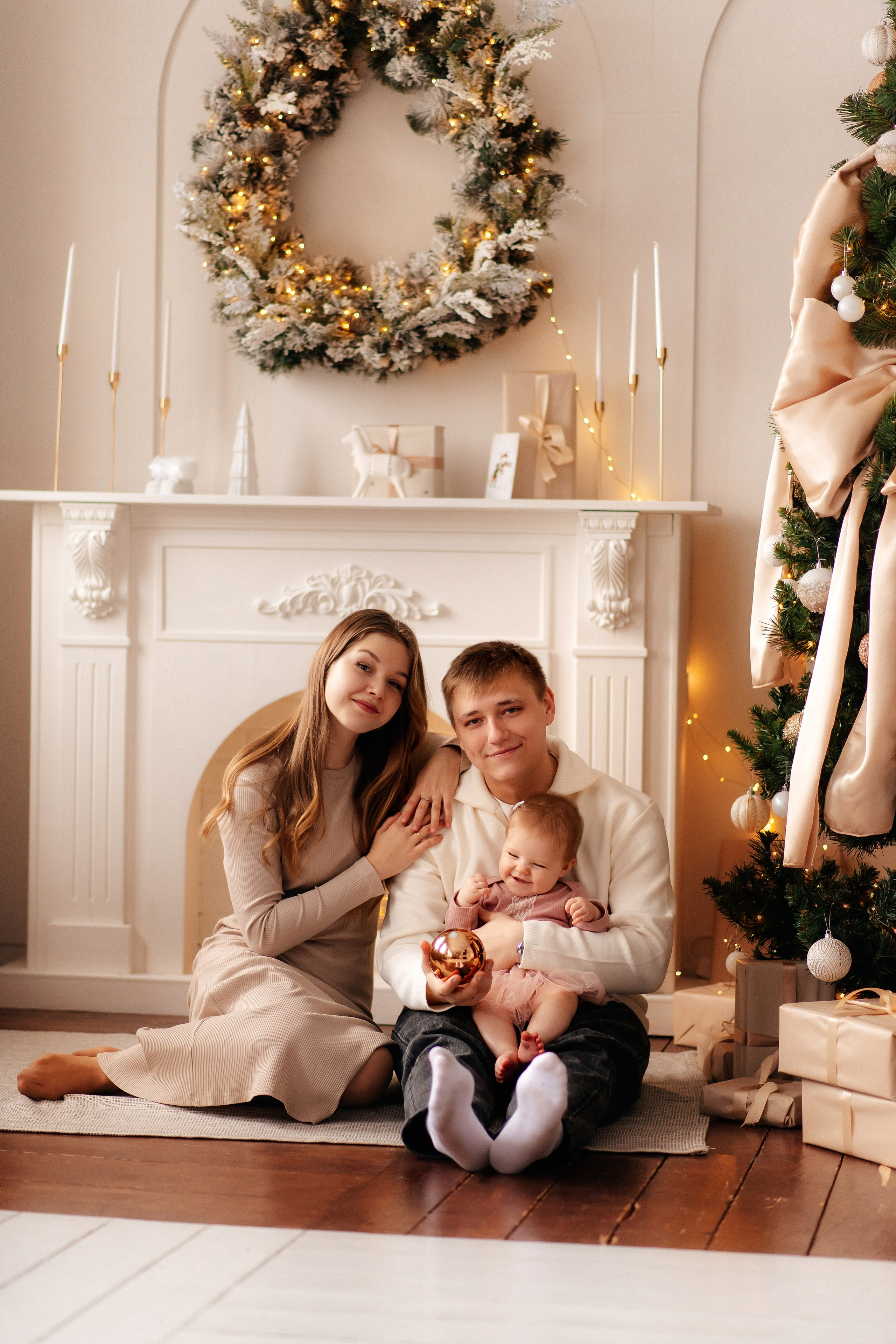 Семейная новогодняя история. Фотограф Юлия Стрыгина