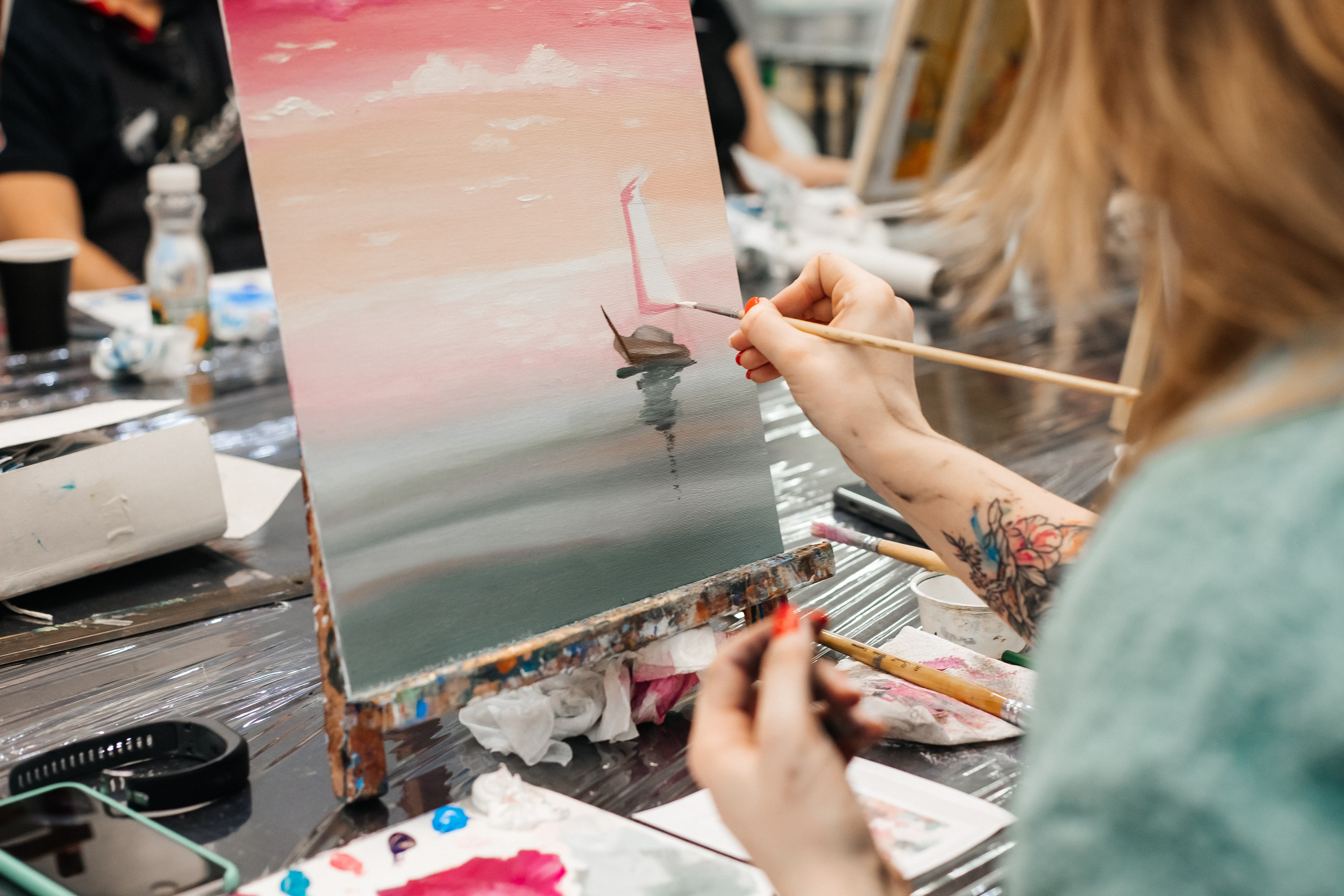 Artista. Мастер-класс по живописи. Семейный фотограф в Санкт-Петербурге Ева Маркова