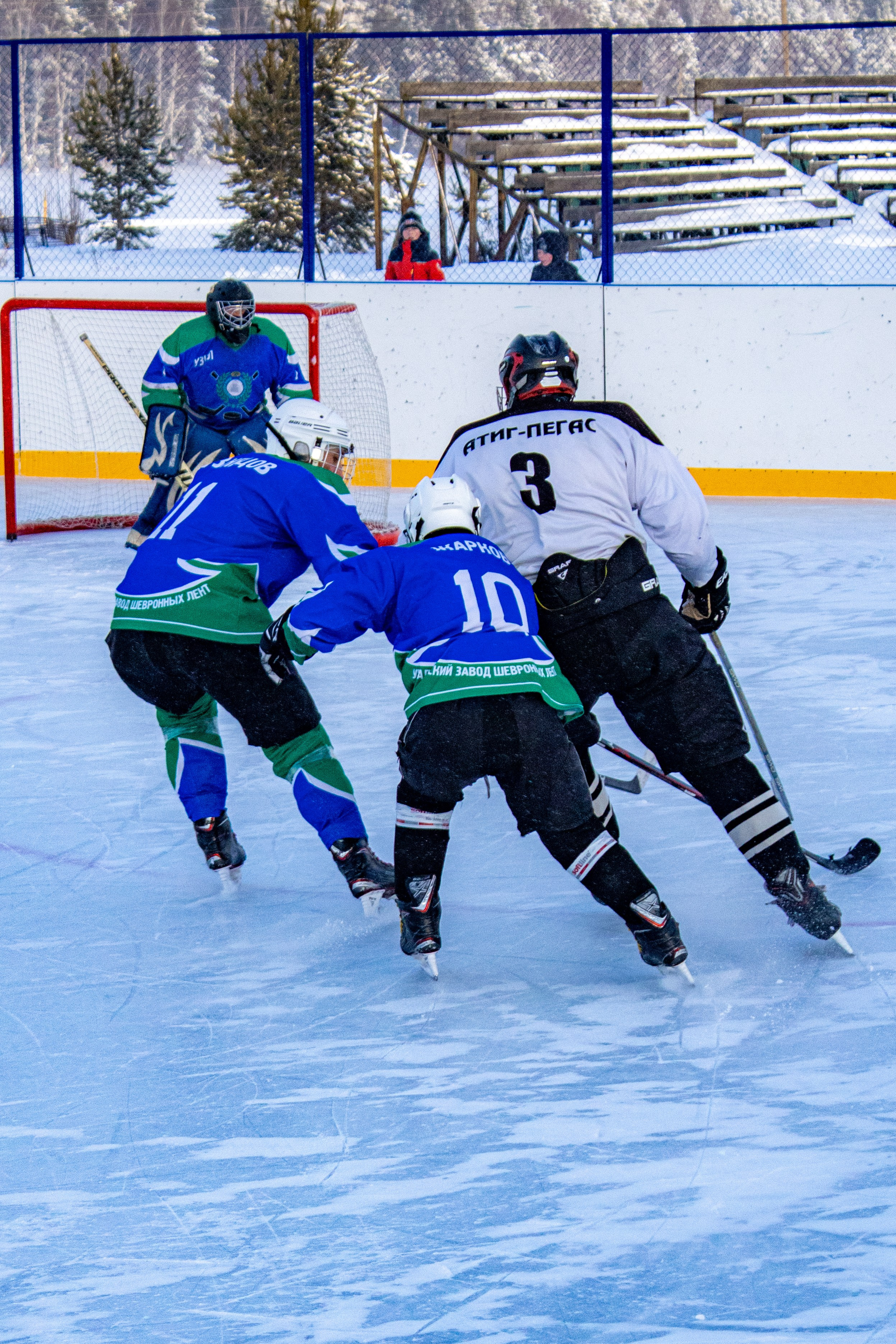 Хоккей г.п Атиг-г.п Дружинино