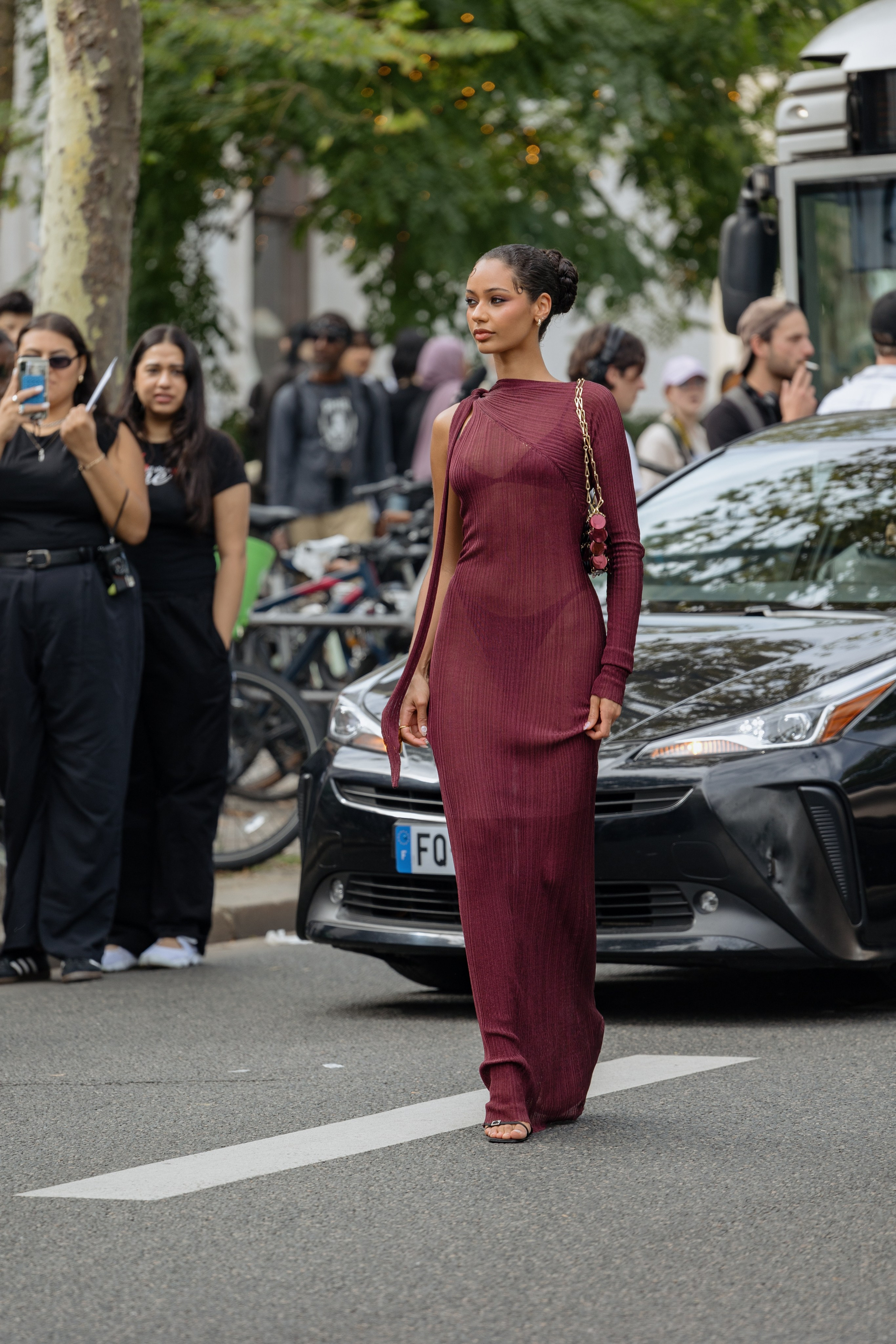 PFW SPRING SUMMER 2024 RABANNE. Photographer in Milan Ivan Goncharov