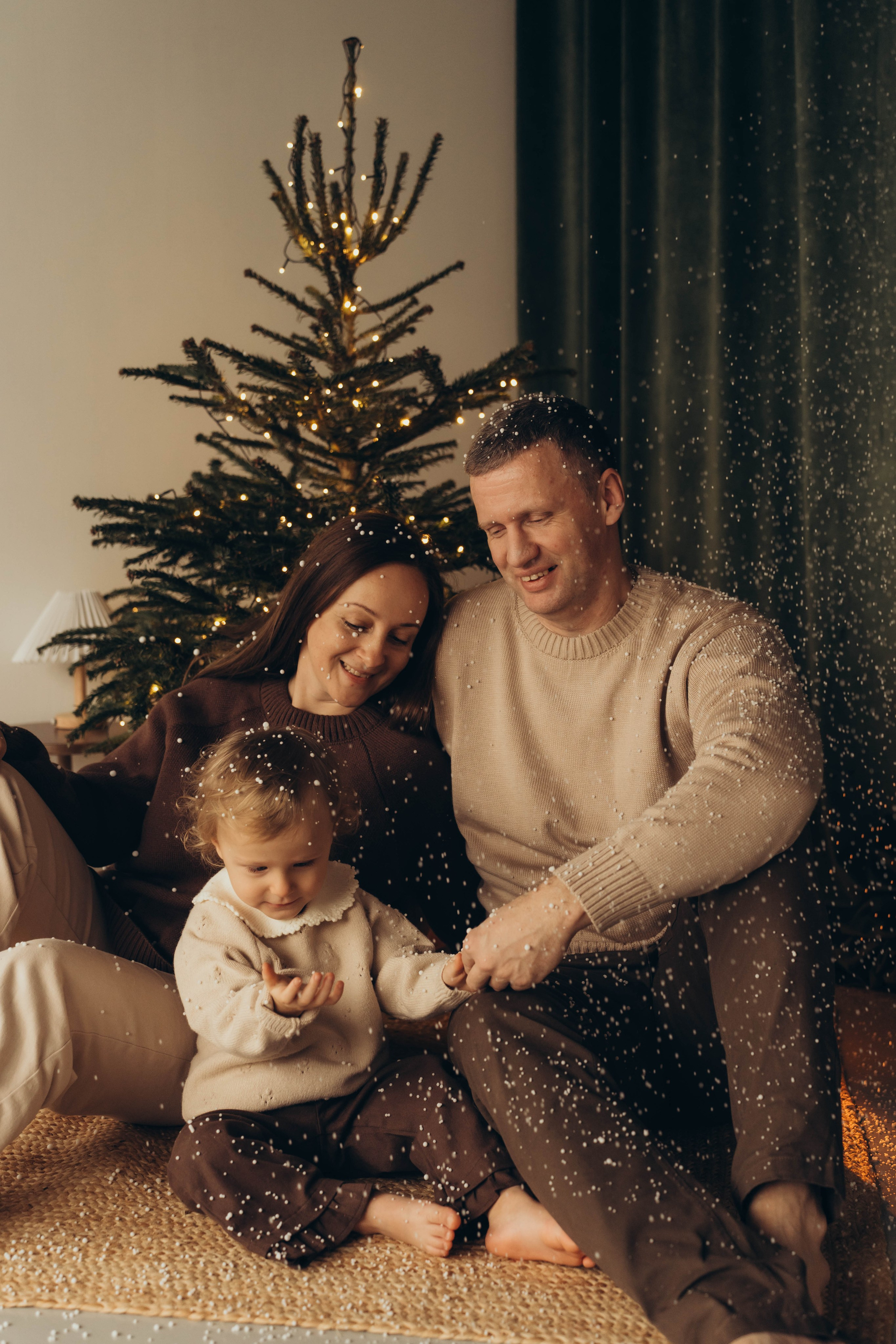 Екатерина, Николай и малышка Аня