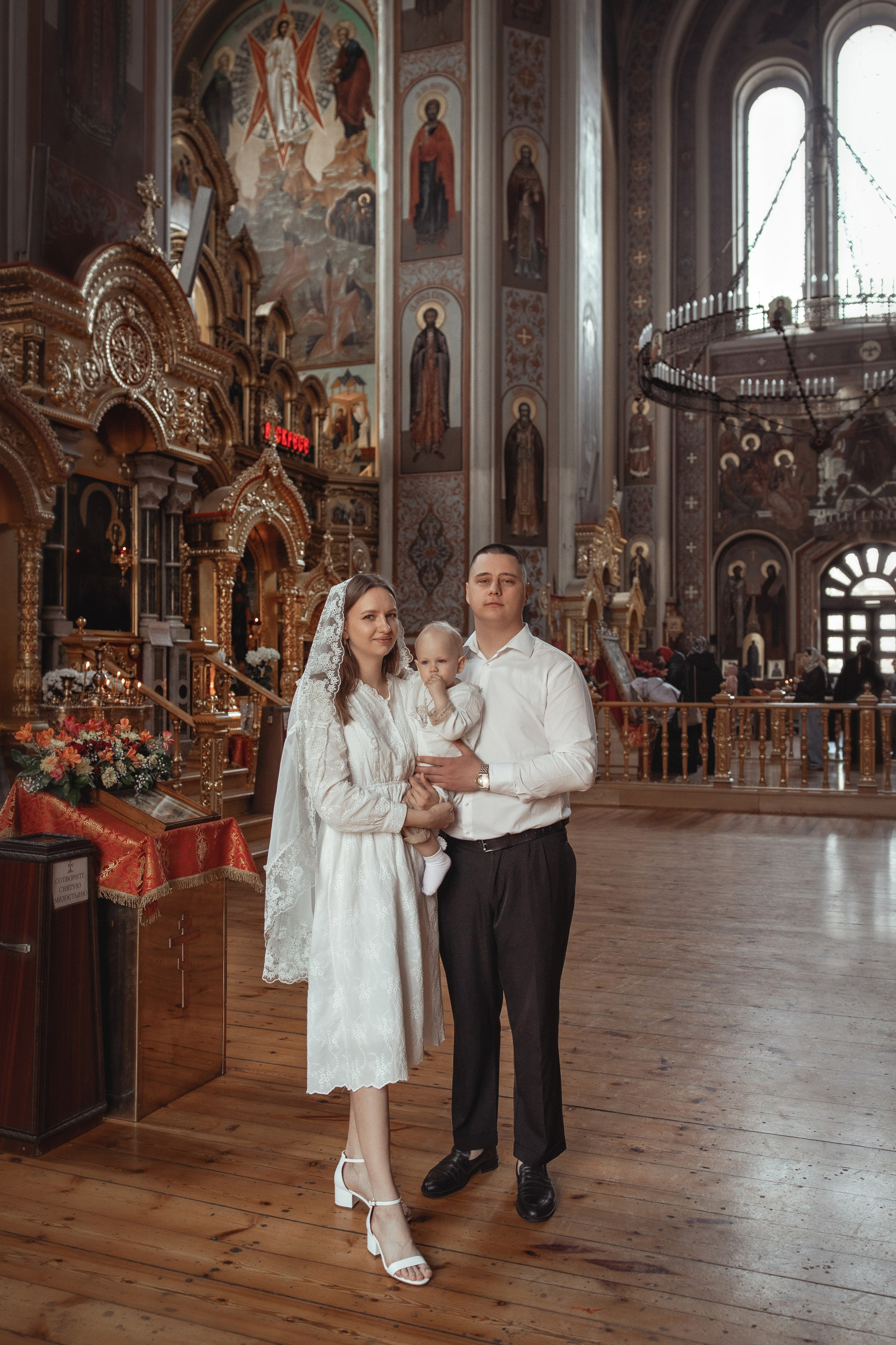 Таинство Крещения Филиппа. Свято-Екатерининский собор г. Краснодар. Фотограф на Крещение и Венчание Краснодарский край — Гранкина Юлия