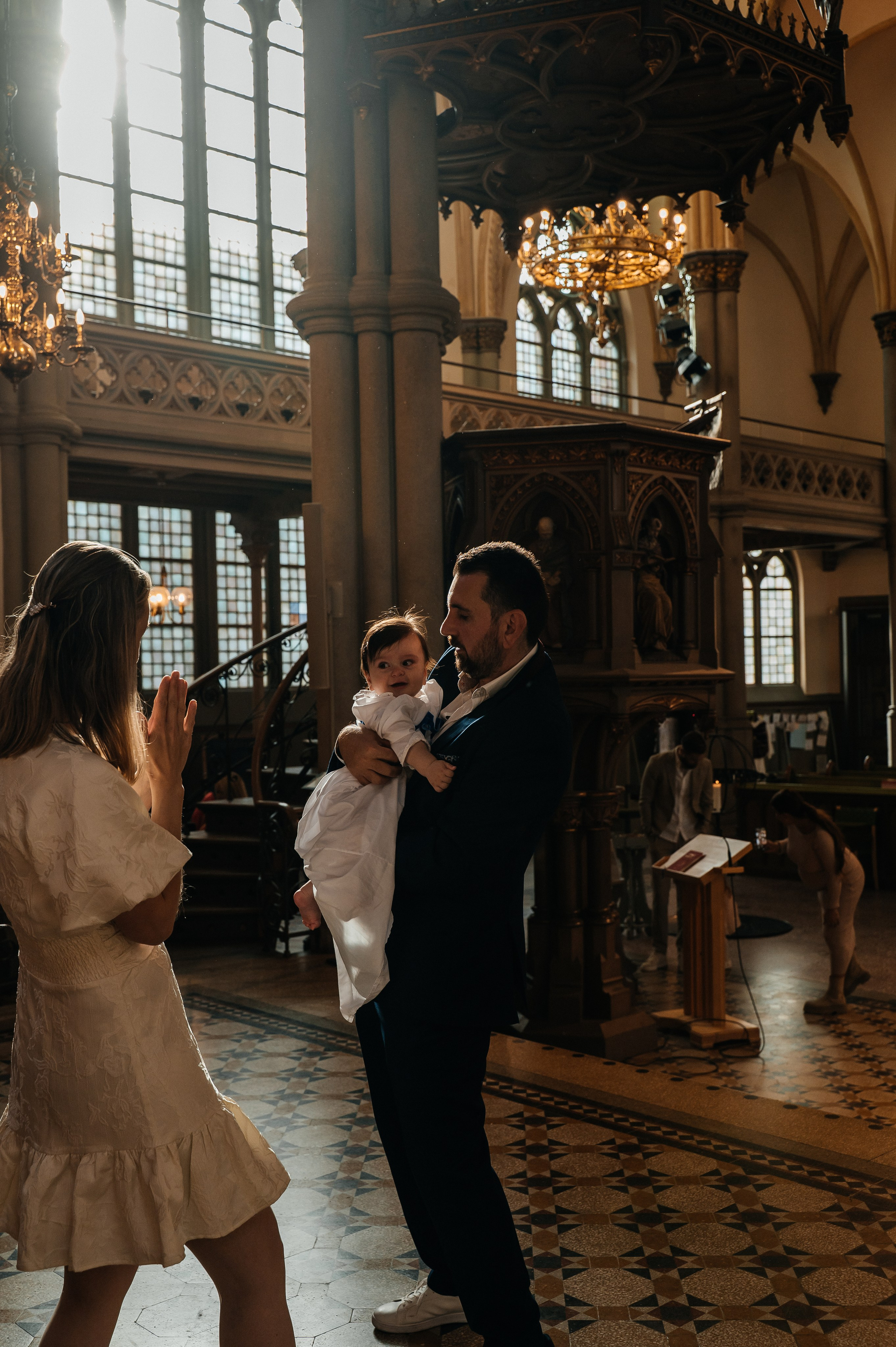 Dopfotografering i Oscar Fredriks kyrka | Fotograf i Göteborg. Bröllops- och familjefotograf i Halmstad | Valentina