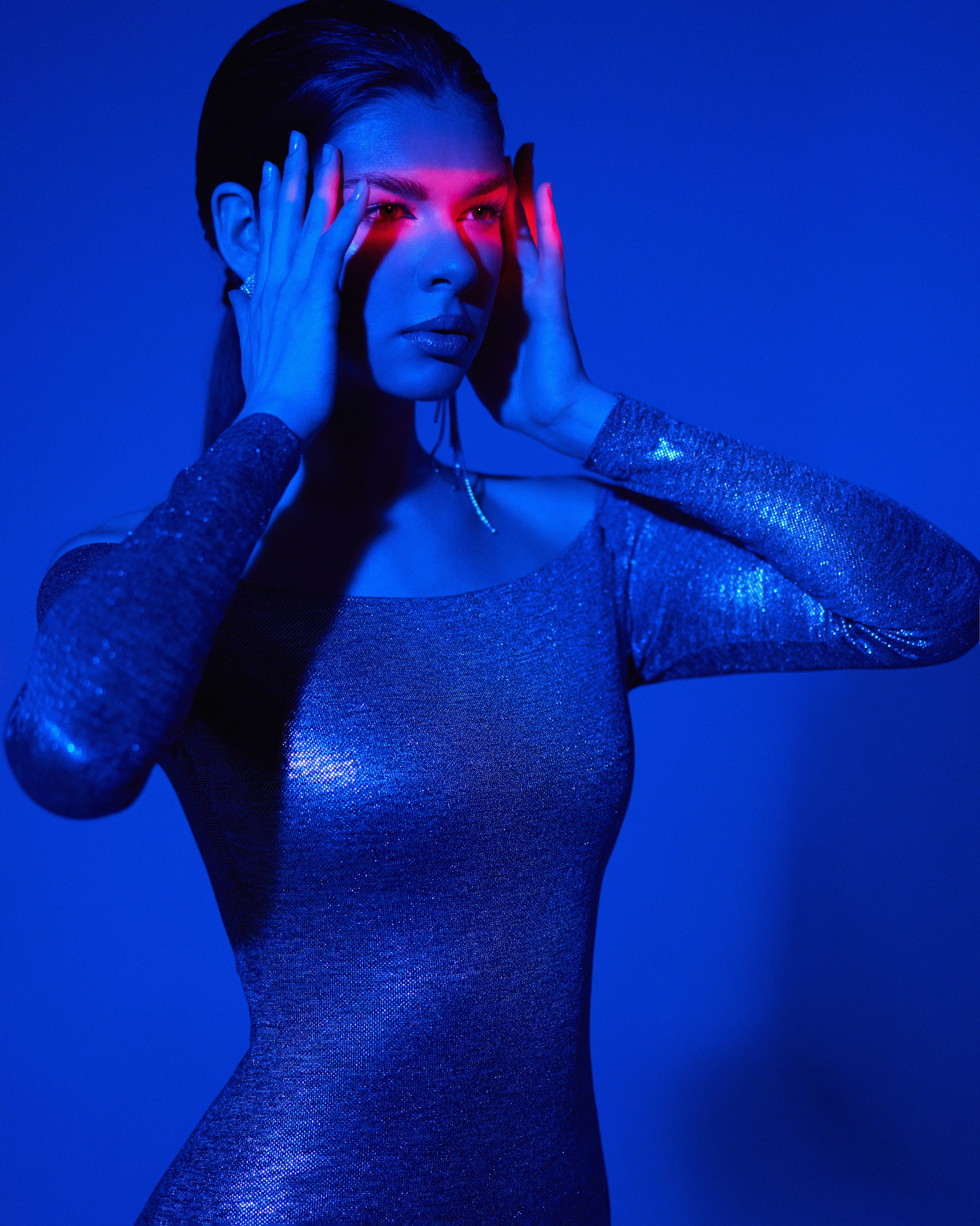 Съёмка со СПОТ насадкой и масками ГОБО