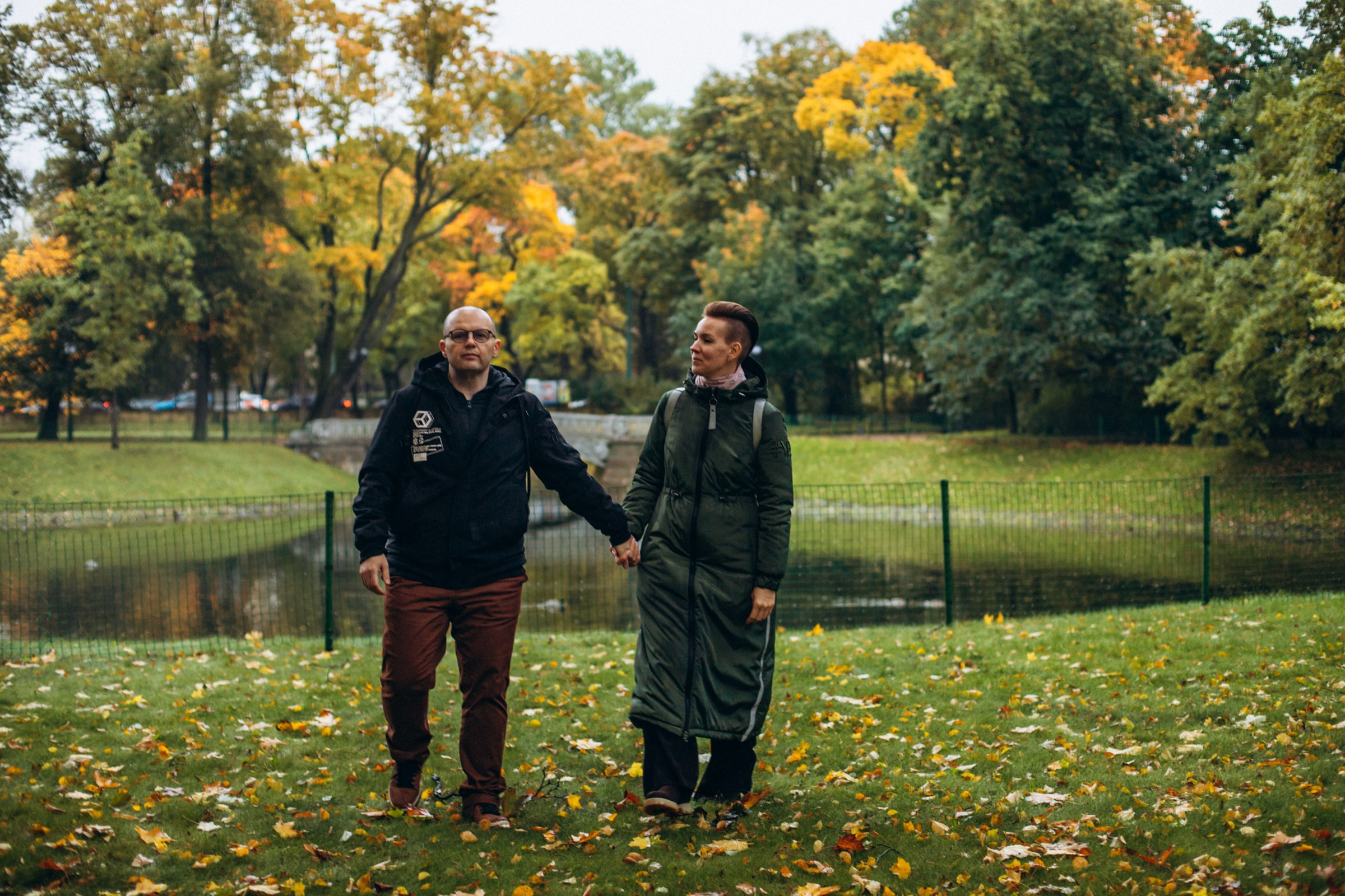 Николай и Екатерина в октябре. Фотопрогулка в Петербурге. Индивидуальный и семейный фотограф в Санкт-Петербурге