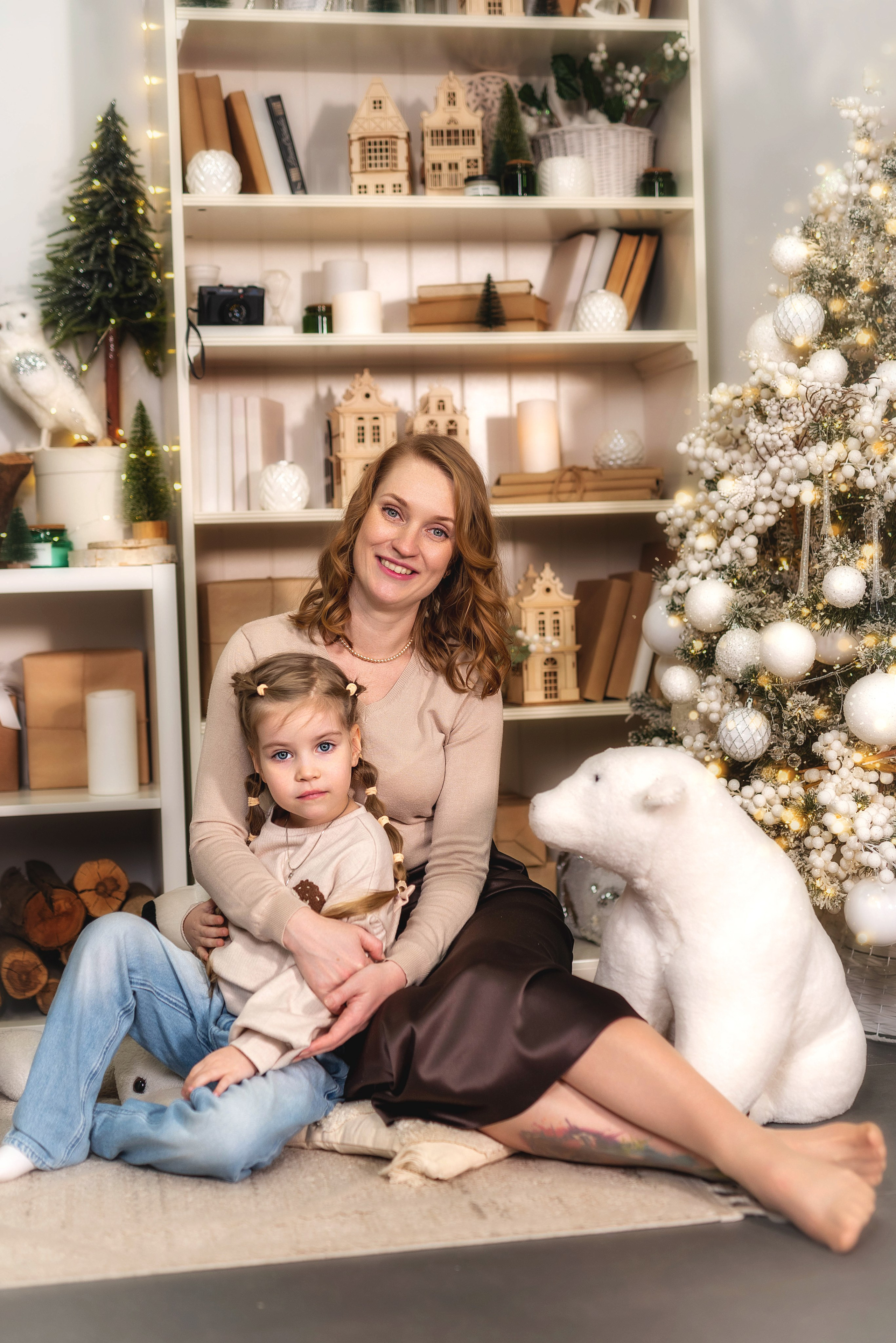 Новогодняя семейная фотосессия. Семейный, детский фотограф в Воронеже Анна Никитина