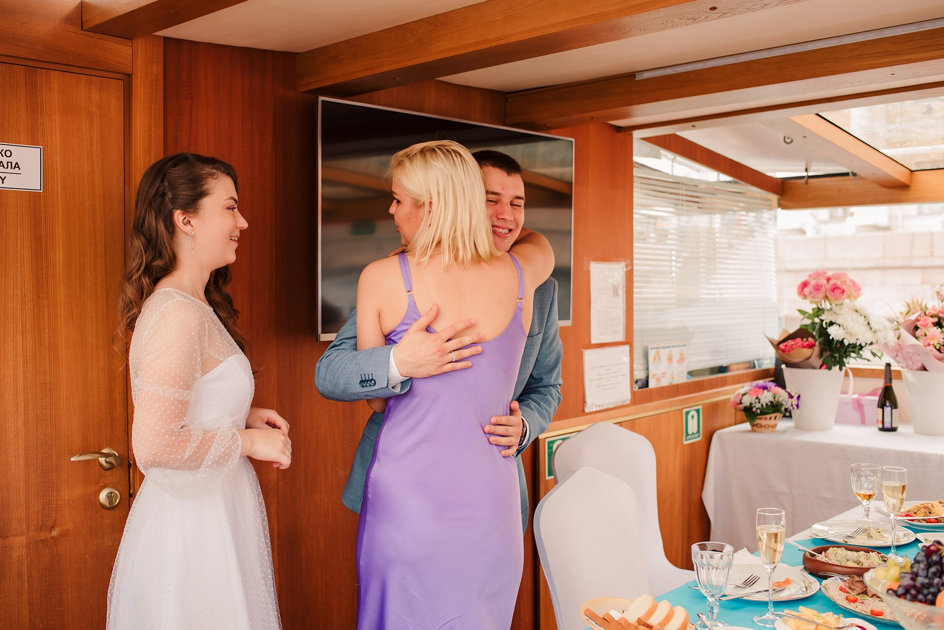 Юля и Андрей. Банкет на воде. Семейный и Свадебный фотограф. Санкт-Петербург. Пушкин