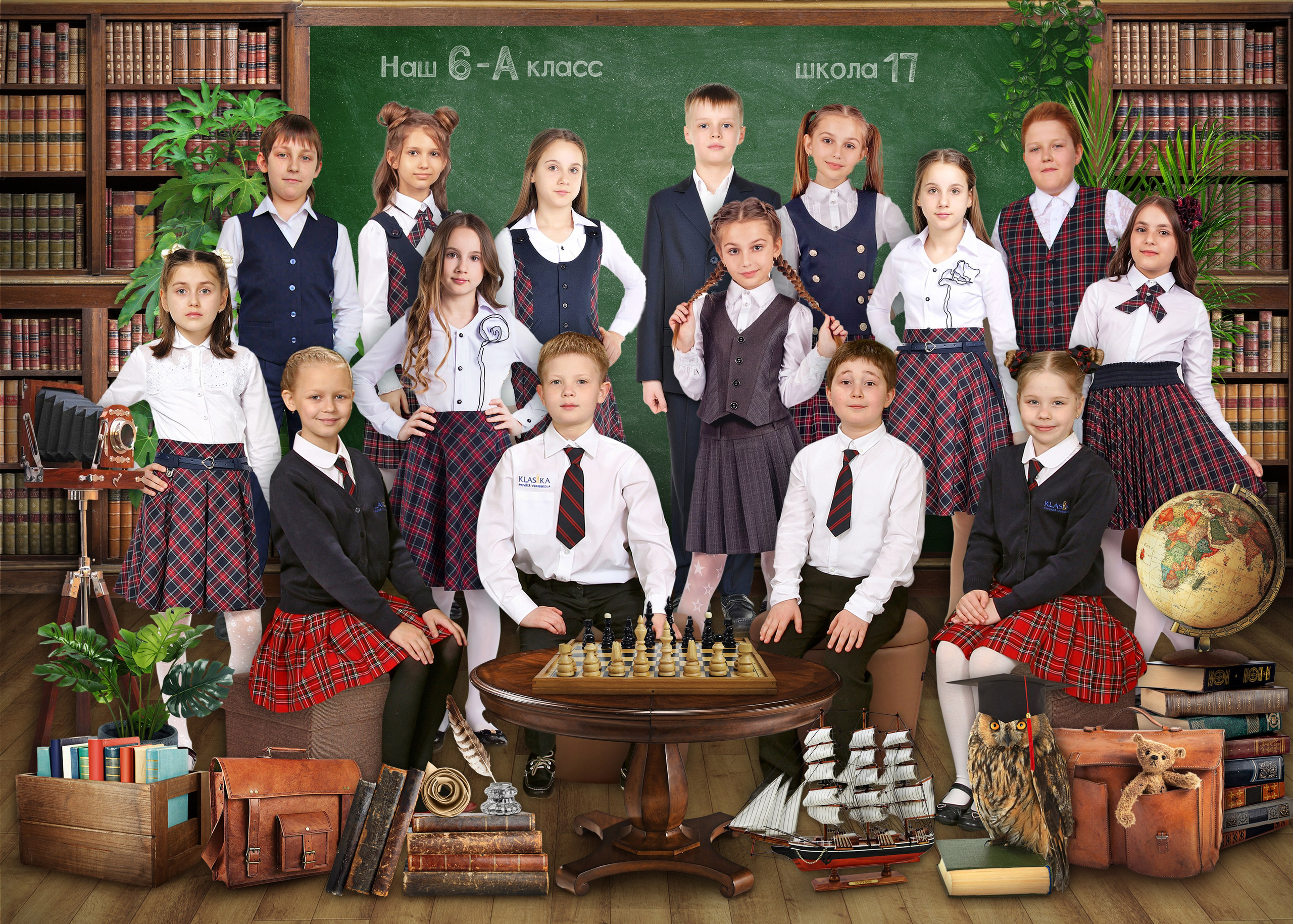 Выпускной альбом для начальной и старшей школы «Школьная библиотека». Medlori fotobook Выпускные альбомы в Липецке Лариса Медведева