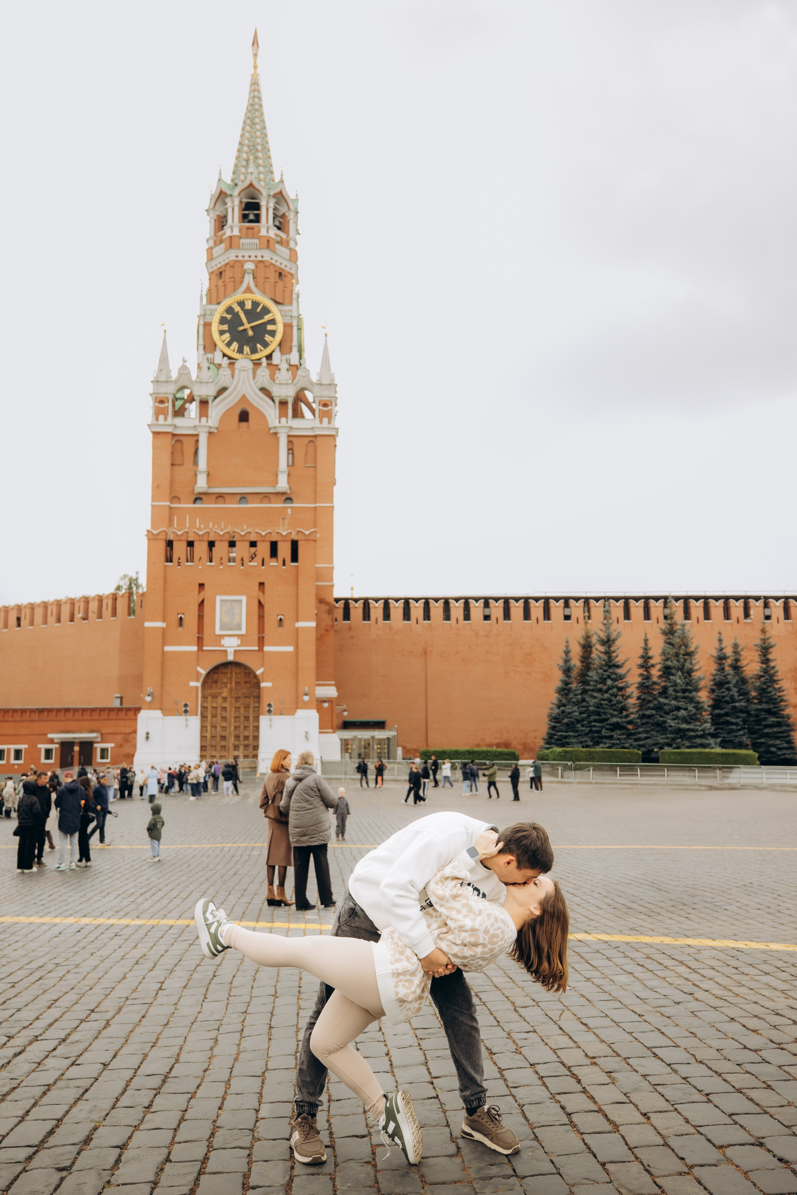 Съемка Love story на Красной площади