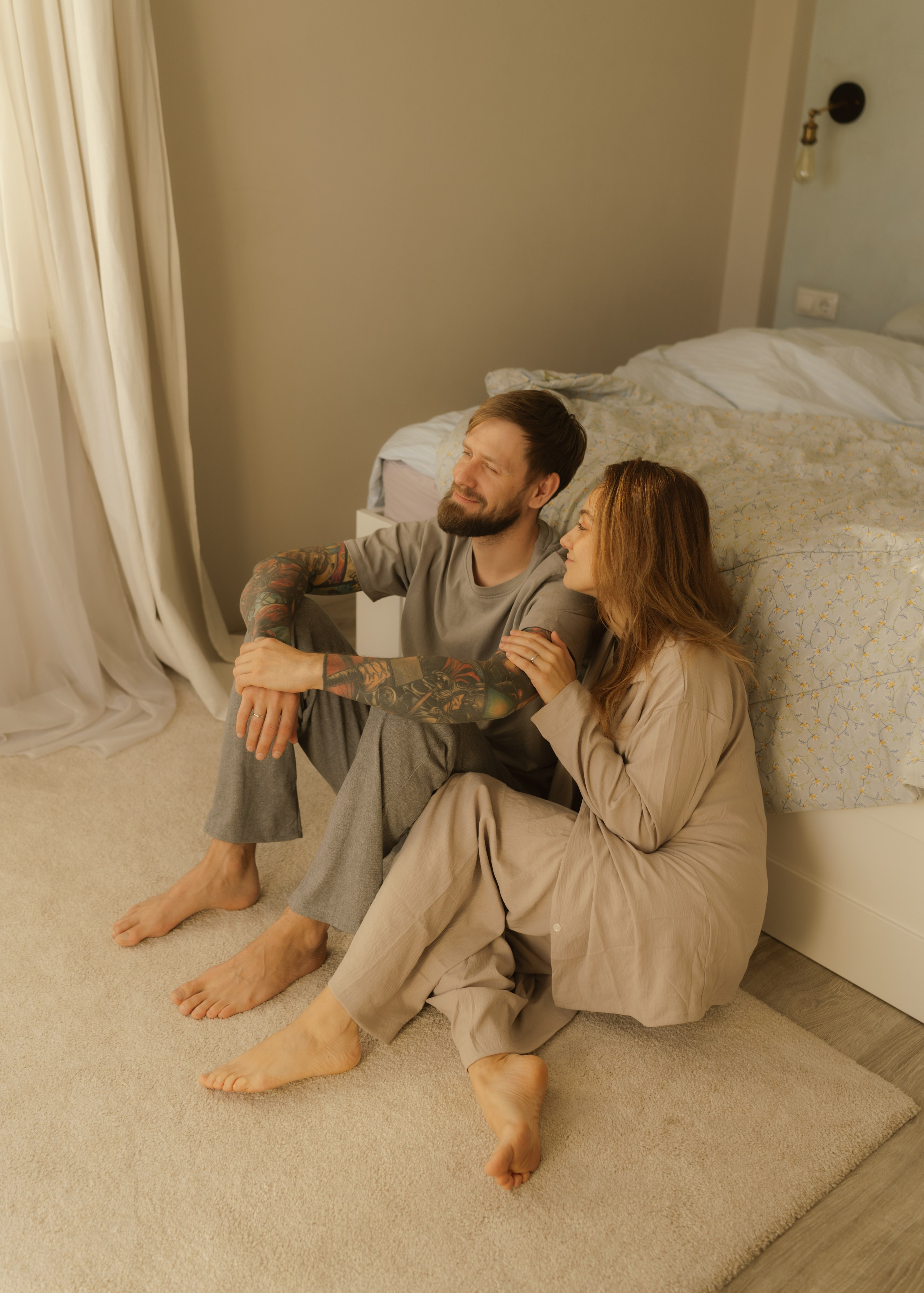 Катя и Андрей | домашняя. Фотограф в Новосибирске Диана Ильиных