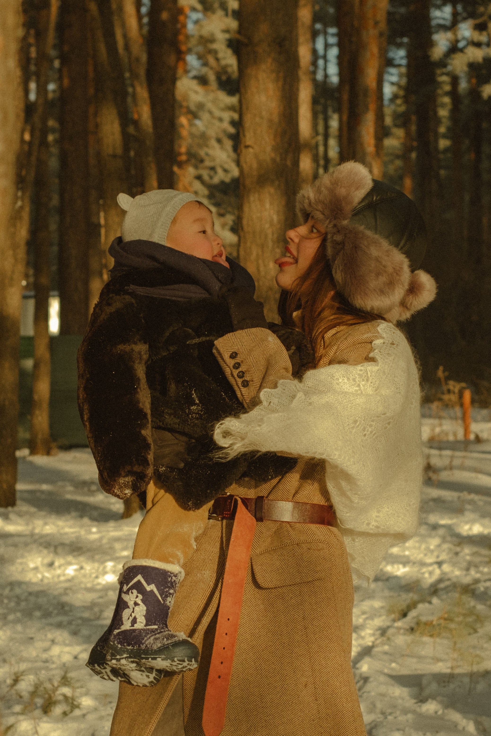 Ксюша, Том и Кирин | в стиле СССР. Фотограф в Новосибирске Диана Ильиных